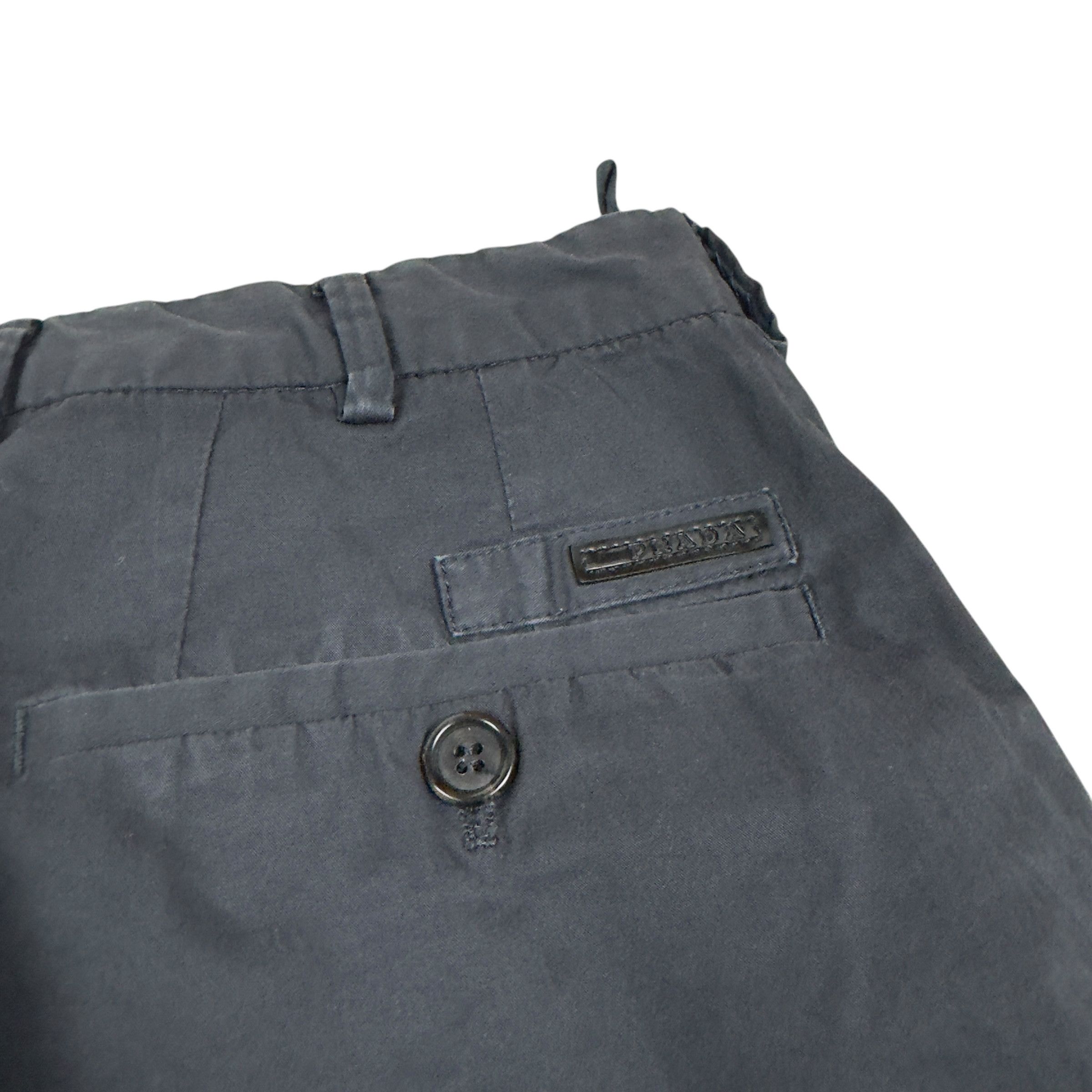 Designer × Prada Prada Milano Men's Blue Cotton Straight Leg Dress Pants 46 Size US 32 / EU 48 - 5 Thumbnail