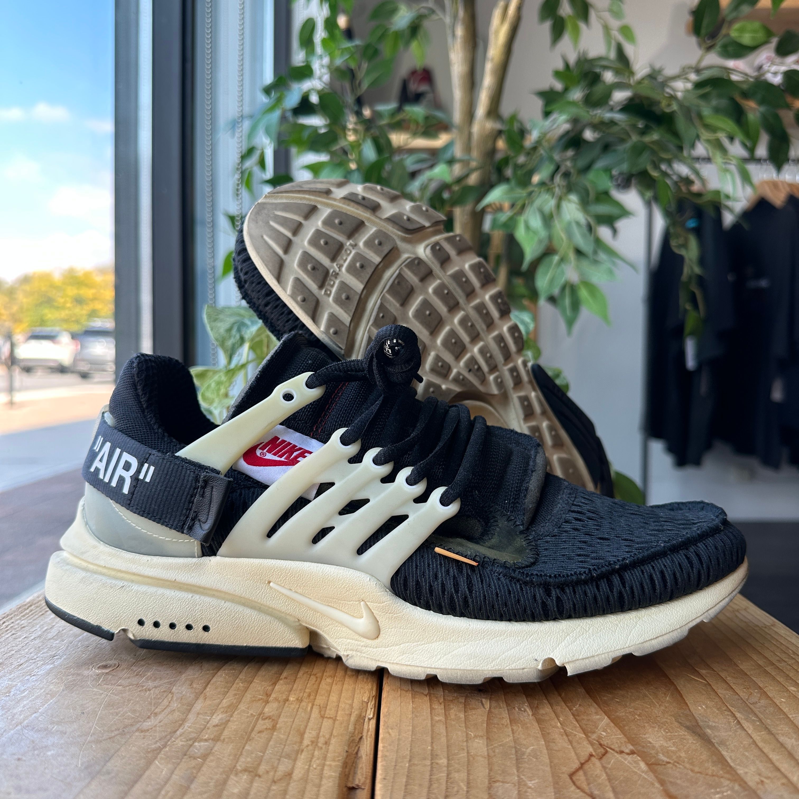 Pre-owned Nike X Off White Nike Presto Size 9 Shoes In Black