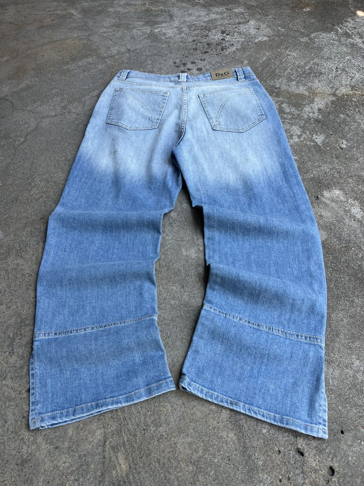 Dolce & Gabbana Crazy Vintage Dolce & Gabbana Jeans Logo Y2k Big logo Swag Size 30" / US 8 / IT 44 - 1 Thumbnail