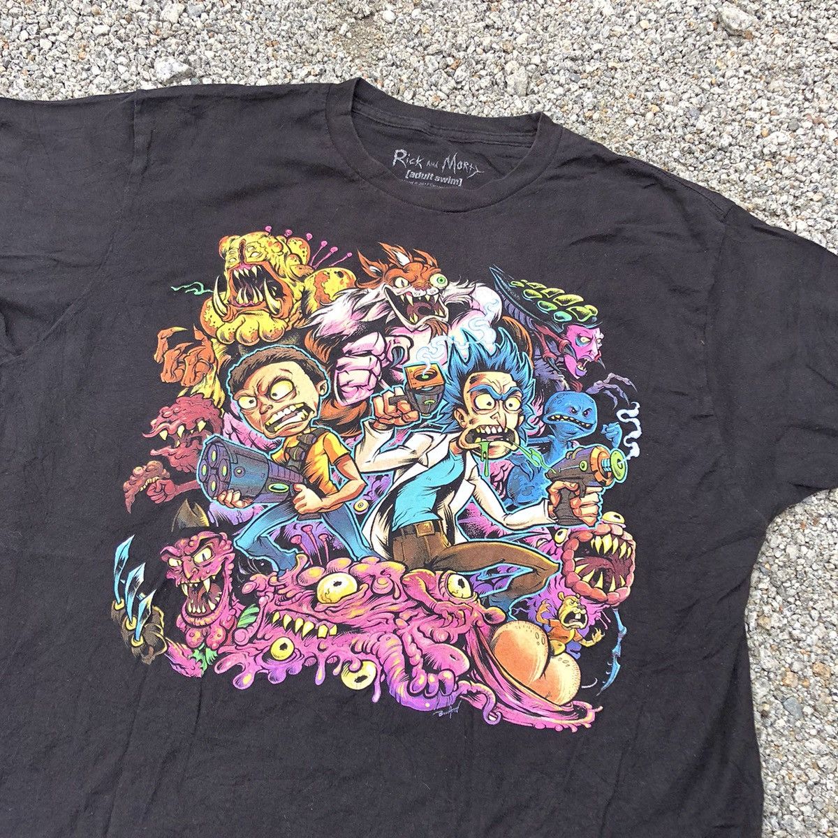 Anime Rick And Morty American Animated Sitcom T Shirt Size US L / EU 52-54 / 3 - 1 Thumbnail