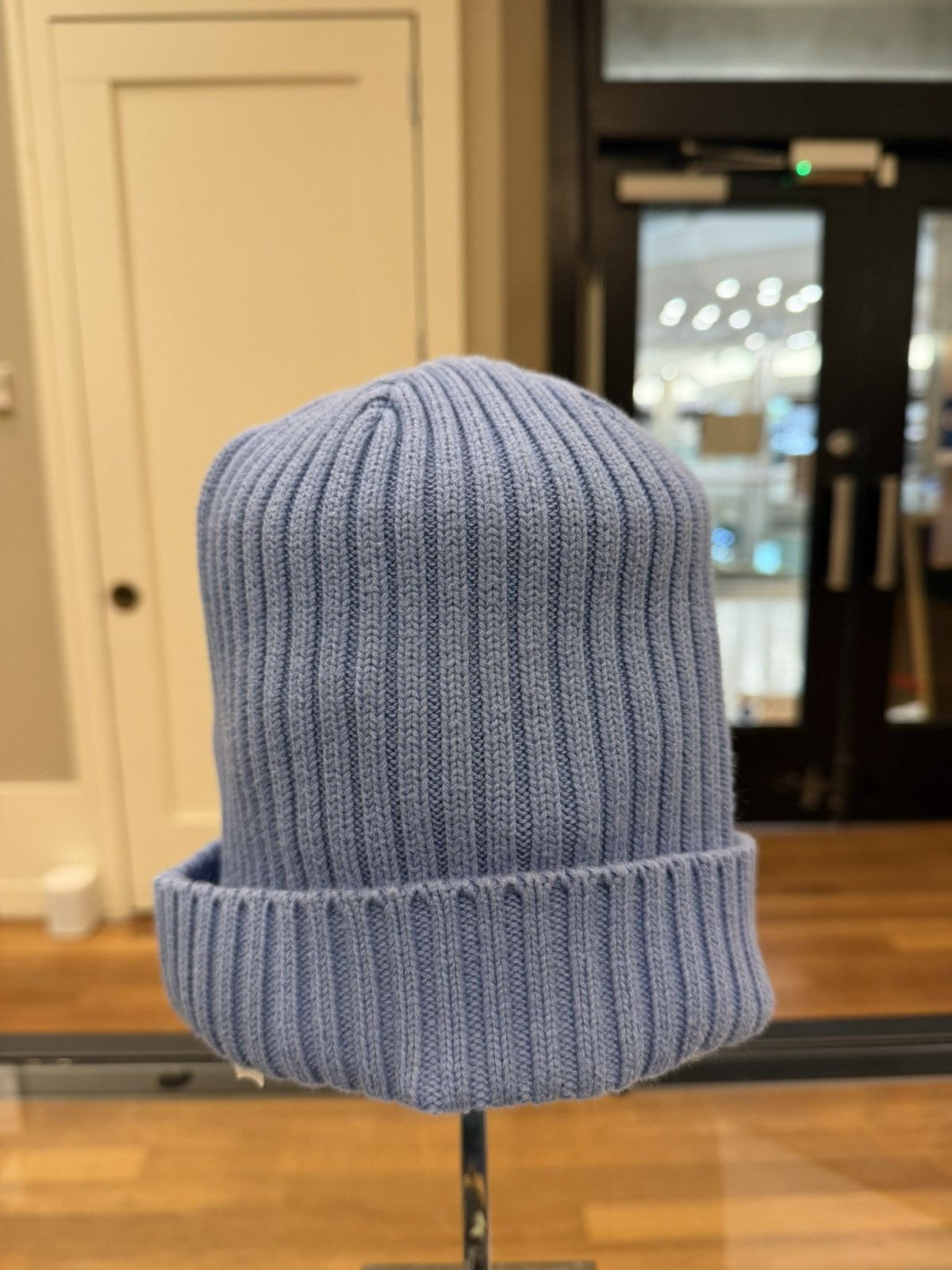 Supreme Supreme Overdyed Ribbed Beanie - Blue Size ONE SIZE - 4 Thumbnail
