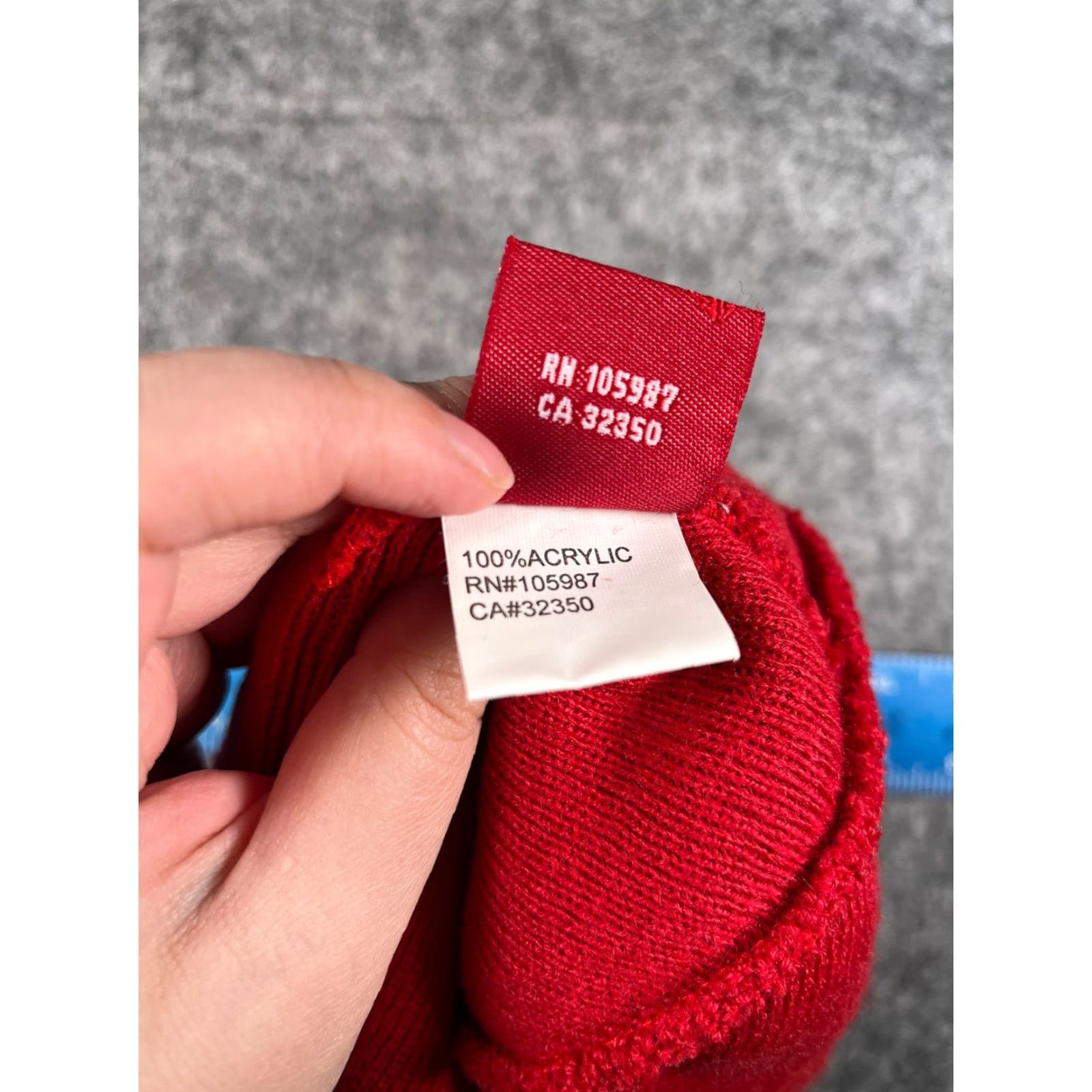 Vintage Roxy Beanie Womens One Size Red Striped Knit Acrylic Ski Hat Size ONE SIZE - 7 Thumbnail