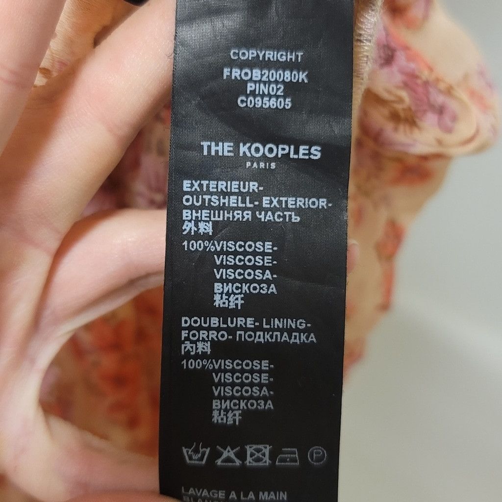 The Kooples The Kooples Vintage Flowers High/Low Dress Size XS / US 0-2 / IT 36-38 - 13 Thumbnail
