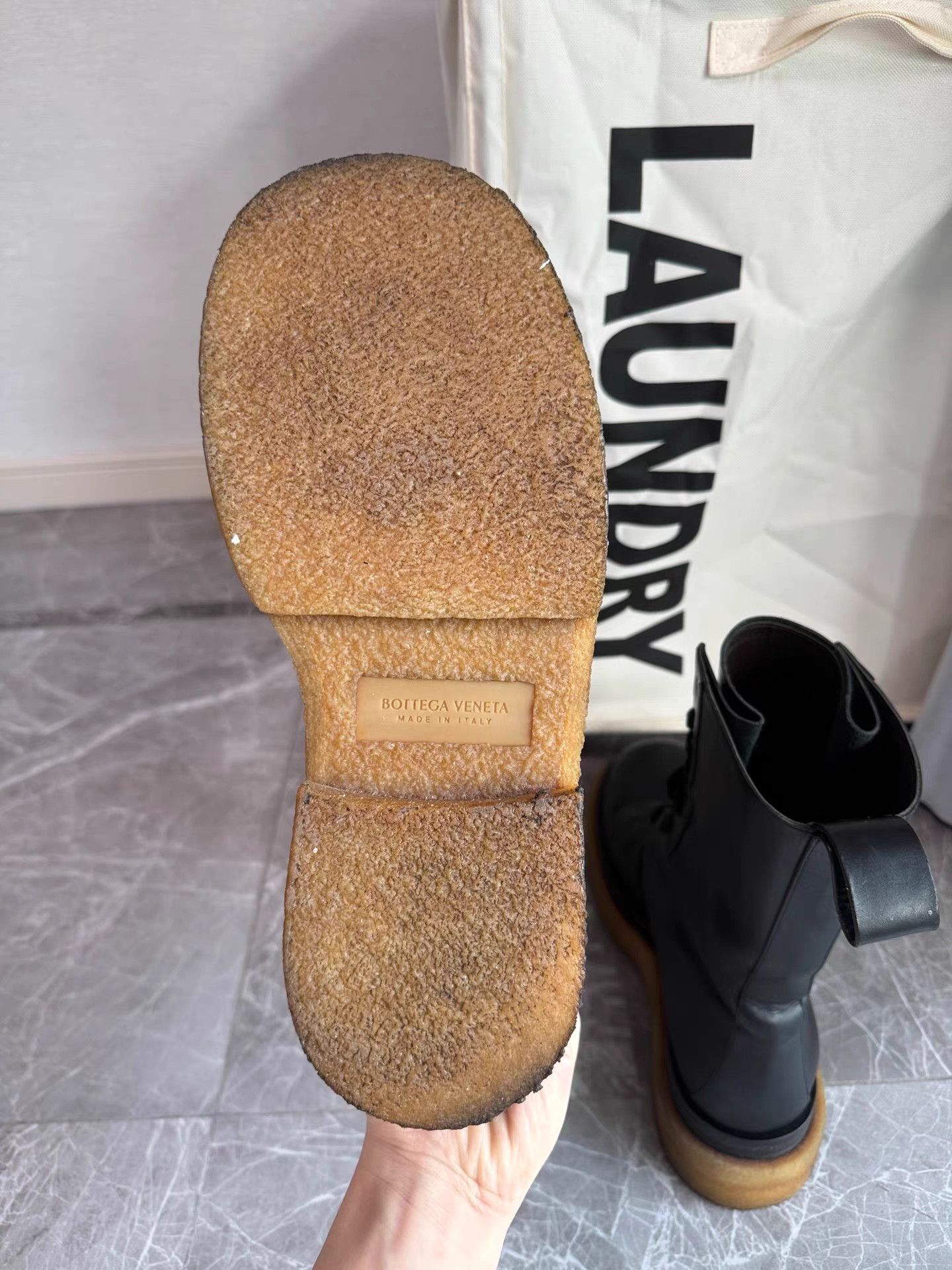 Bottega Veneta Bottega Veneta Lug Combat Boots K6 Size US 7 / EU 40 - 4 Thumbnail