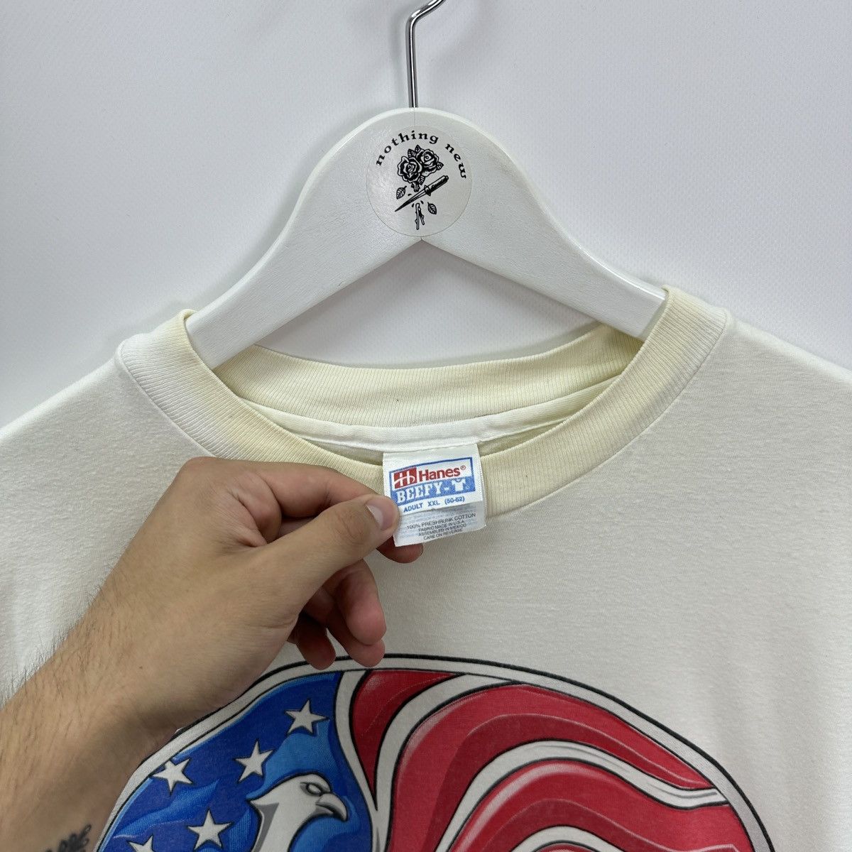 Vintage Vintage 90s Ford Tbe Best Never Rest USA tee car emblem y2k Size US XXL / EU 58 / 5 - 5 Thumbnail