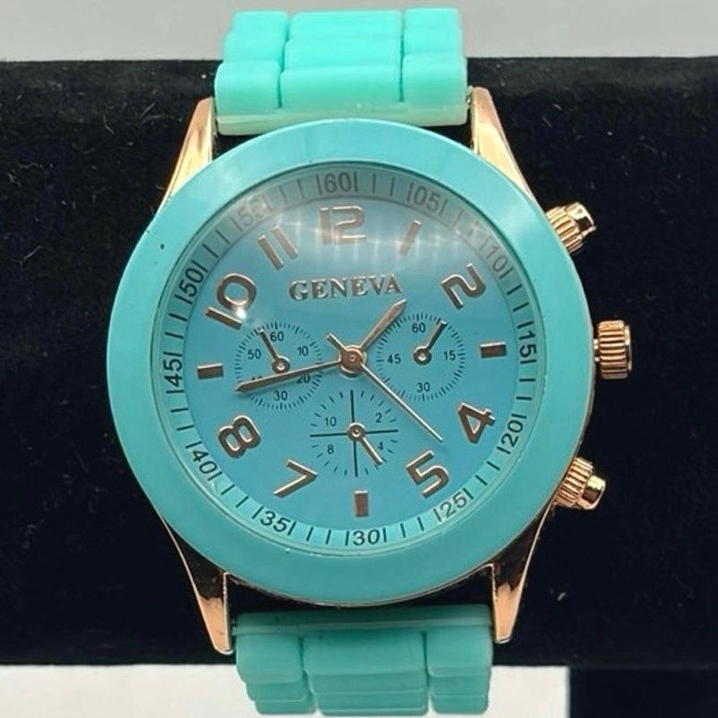 Geneva Turquoise Geneva Men’s Watch Size ONE SIZE - 1 Thumbnail