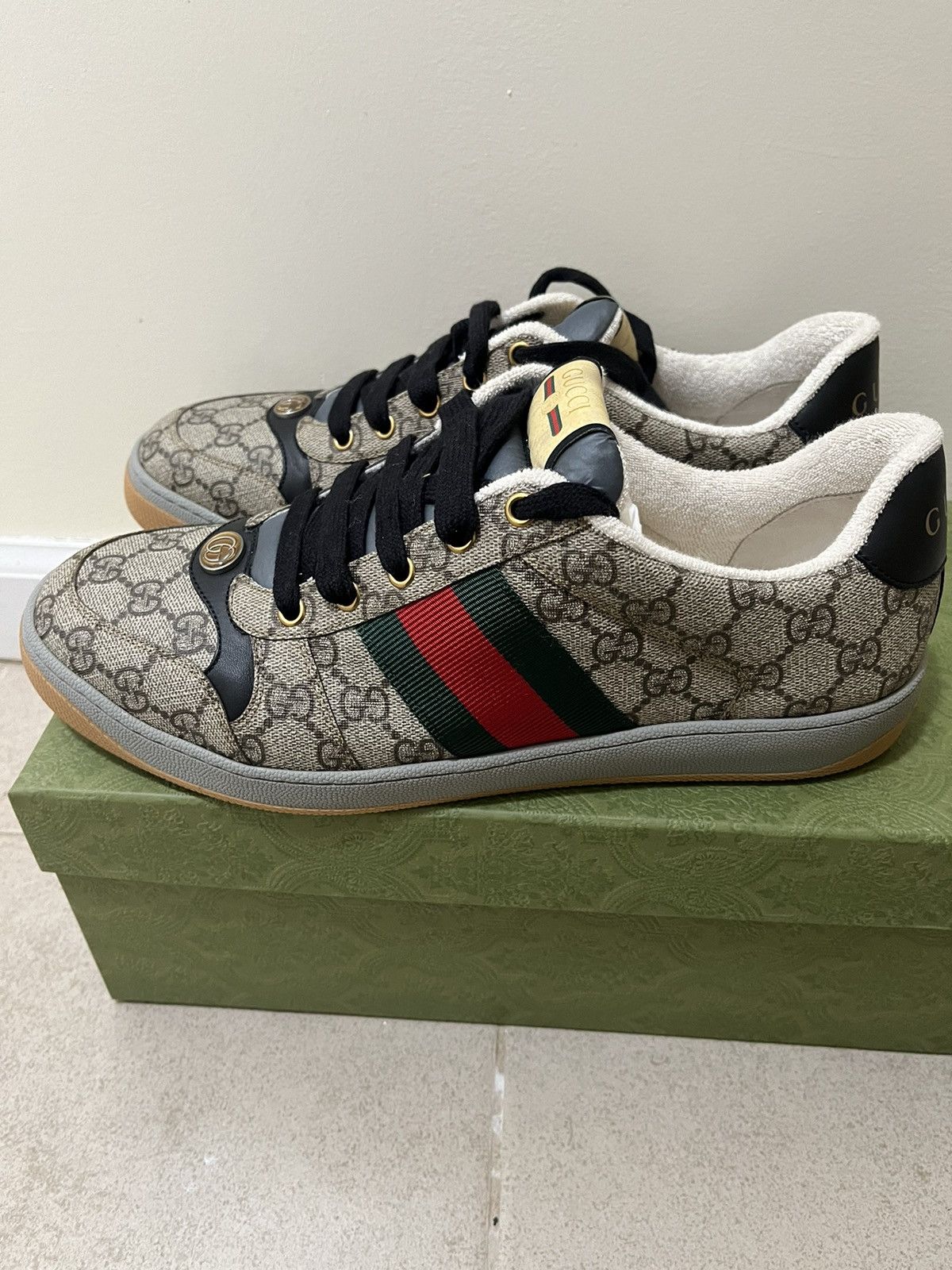 Gucci Gucci Sneakers sz 9uk(10 us) Size US 10 / EU 43 - 4 Thumbnail