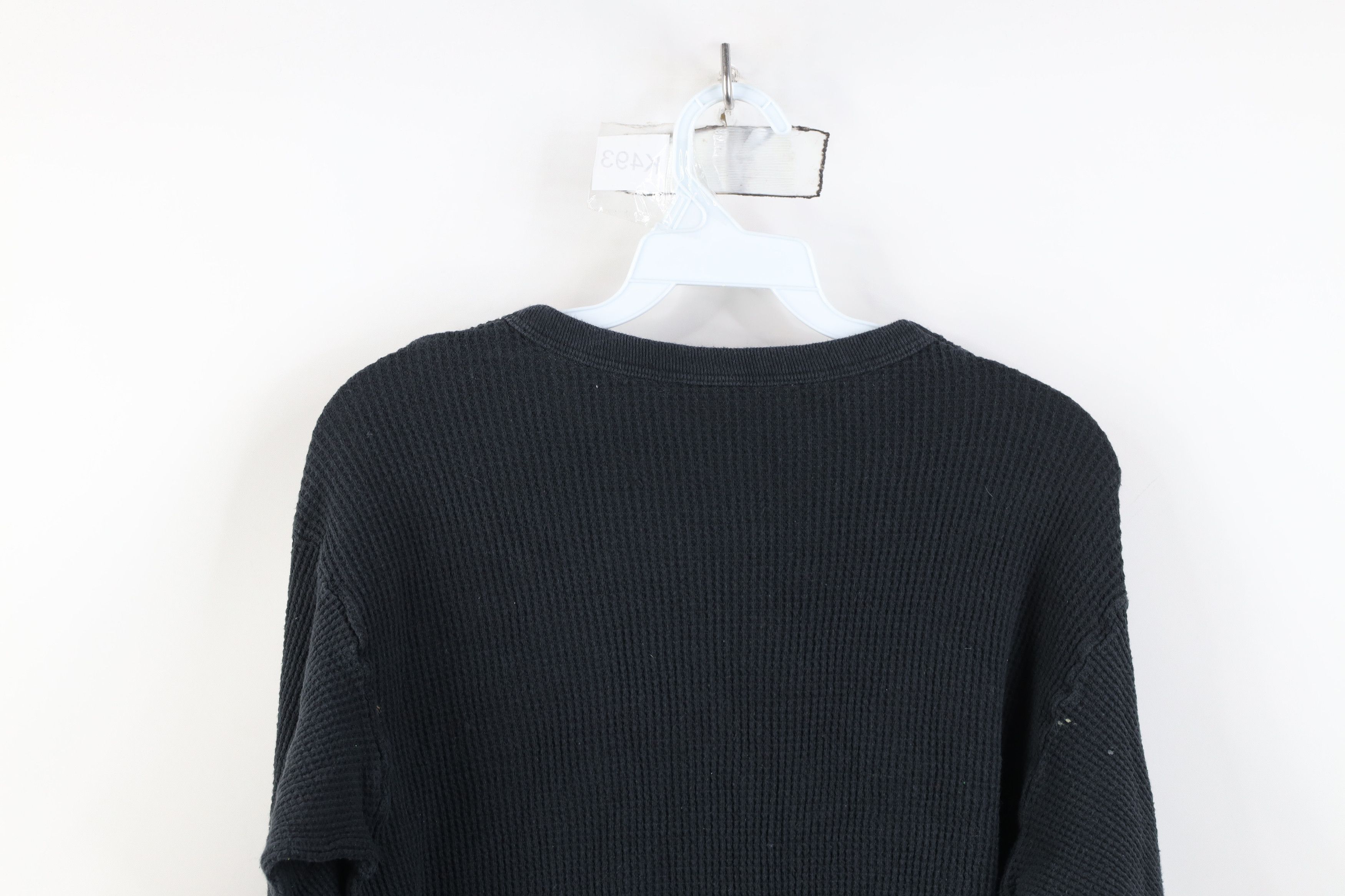 Vintage Vintage Y2K Streetwear Waffle Knit Long Sleeve T-Shirt Size US M / EU 48-50 / 2 - 13 Thumbnail