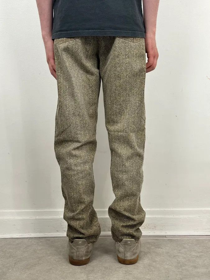 Roberto Cavalli 1990s Roberto Cavalli Zigzag Beige Pants Size US 32 / EU 48 - 3 Thumbnail