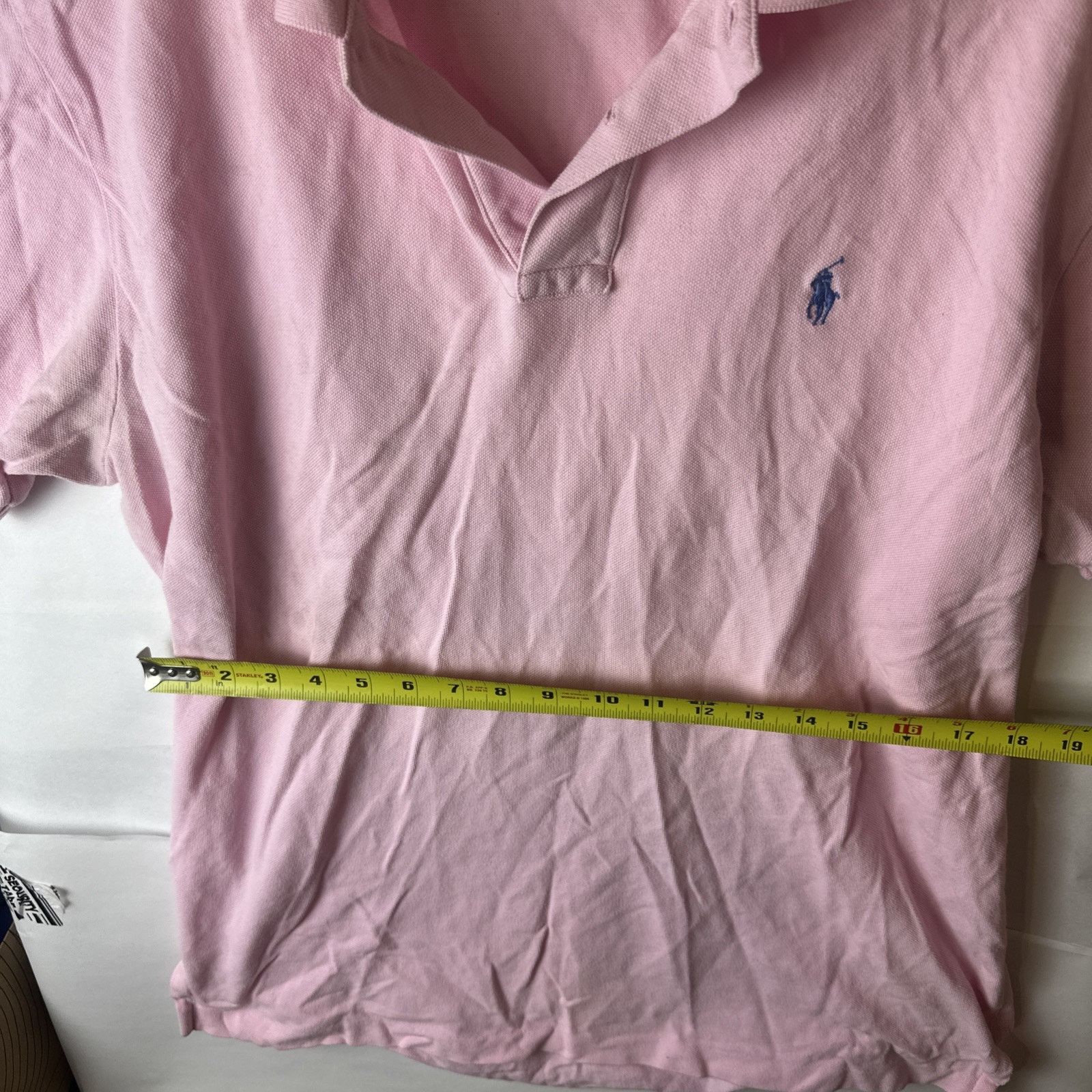 Polo Ralph Lauren Ralph Lauren Polo Shirt Mens Adult Large Pink Blue Pony Size US L / EU 52-54 / 3 - 9 Thumbnail