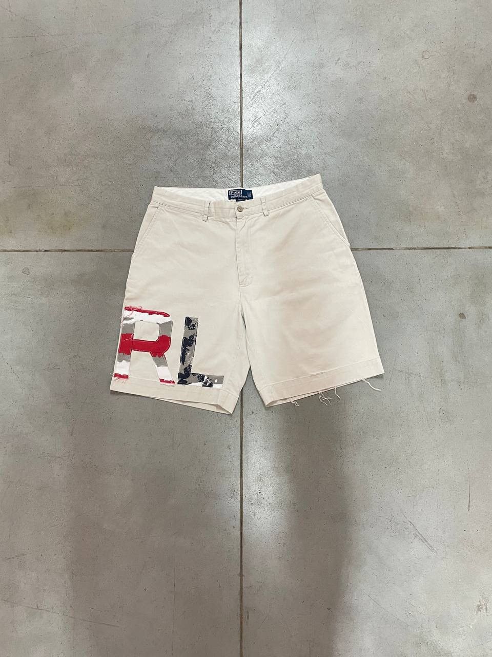 Vintage Polo Ralph Lauren Chino Shorts “RL” American Flag