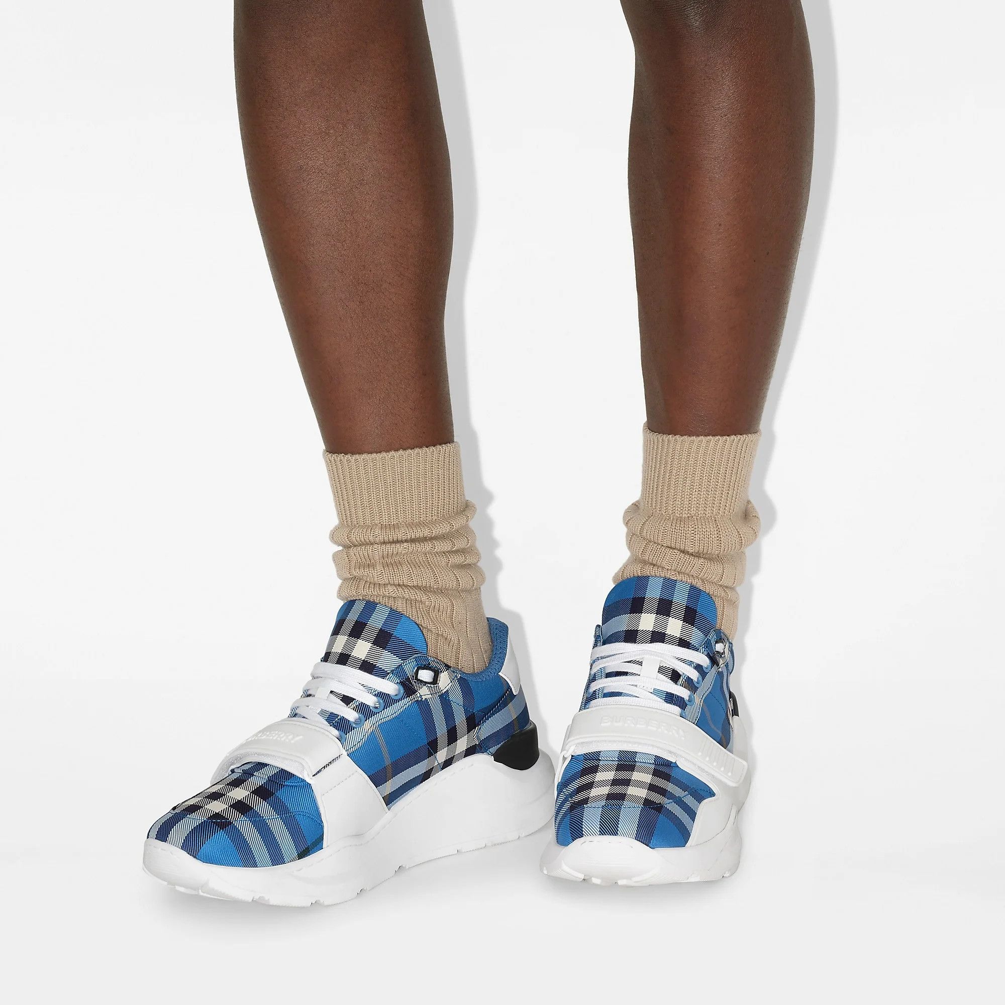 Burberry os11x1225 Check Sneakers in Multicolor Size US 12 / EU 45 - 2 Thumbnail