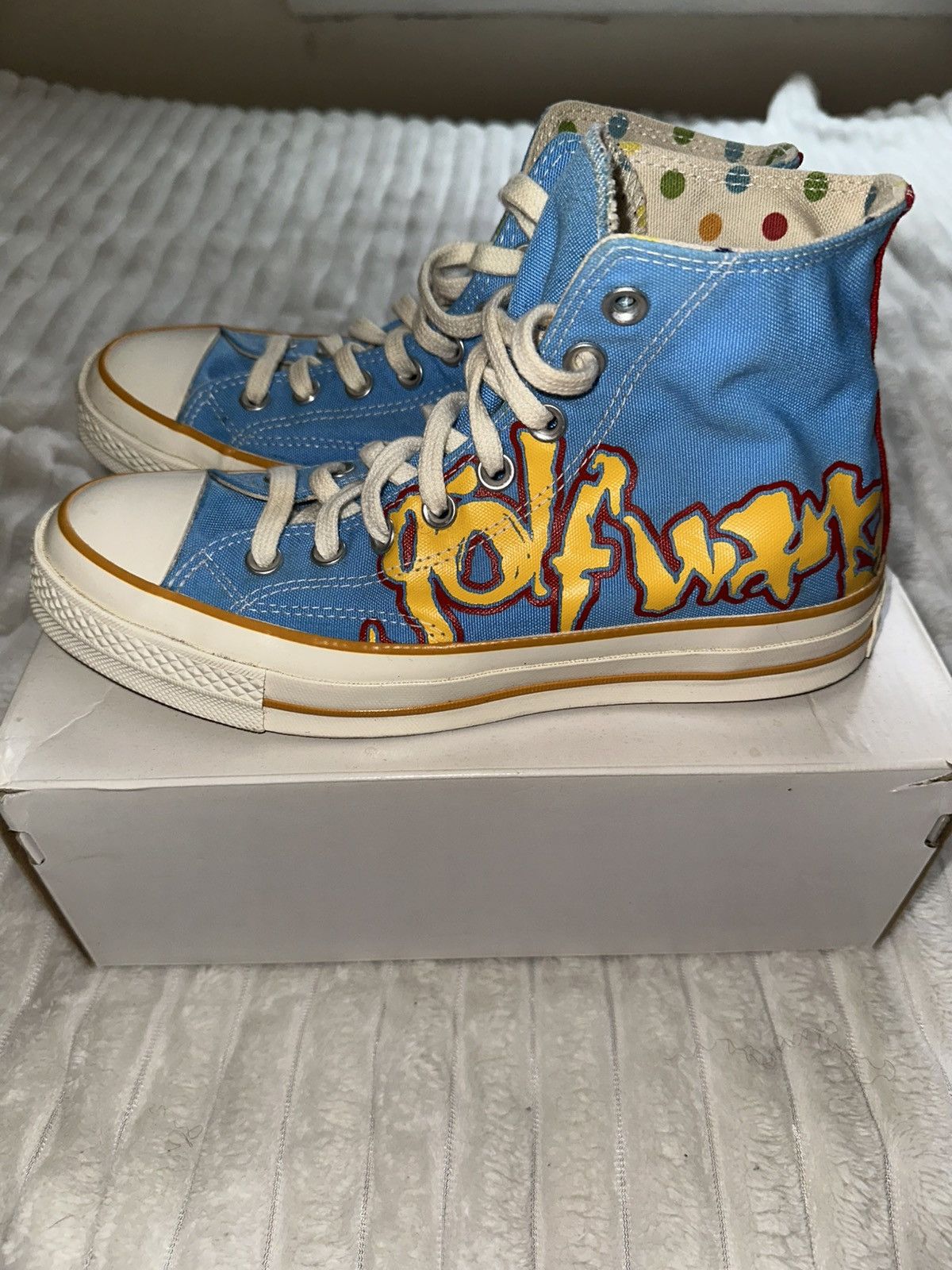 Converse × Golf Wang Golf Wang x Converse Custom Sneakers Size US 8.5 / IT 38.5 - 1 Thumbnail