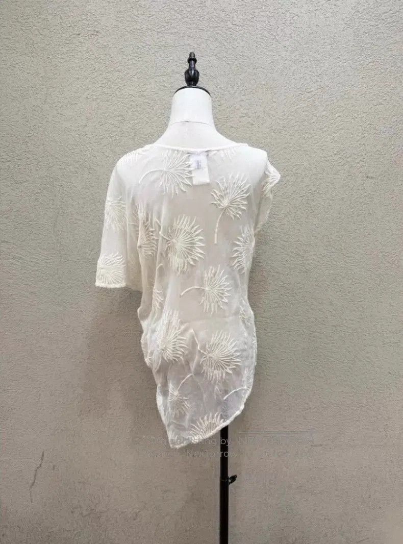 Ann Demeulemeester Ann Demeulemeester Embroidered mesh pattern top Size XS / US 0-2 / IT 36-38 - 3 Thumbnail