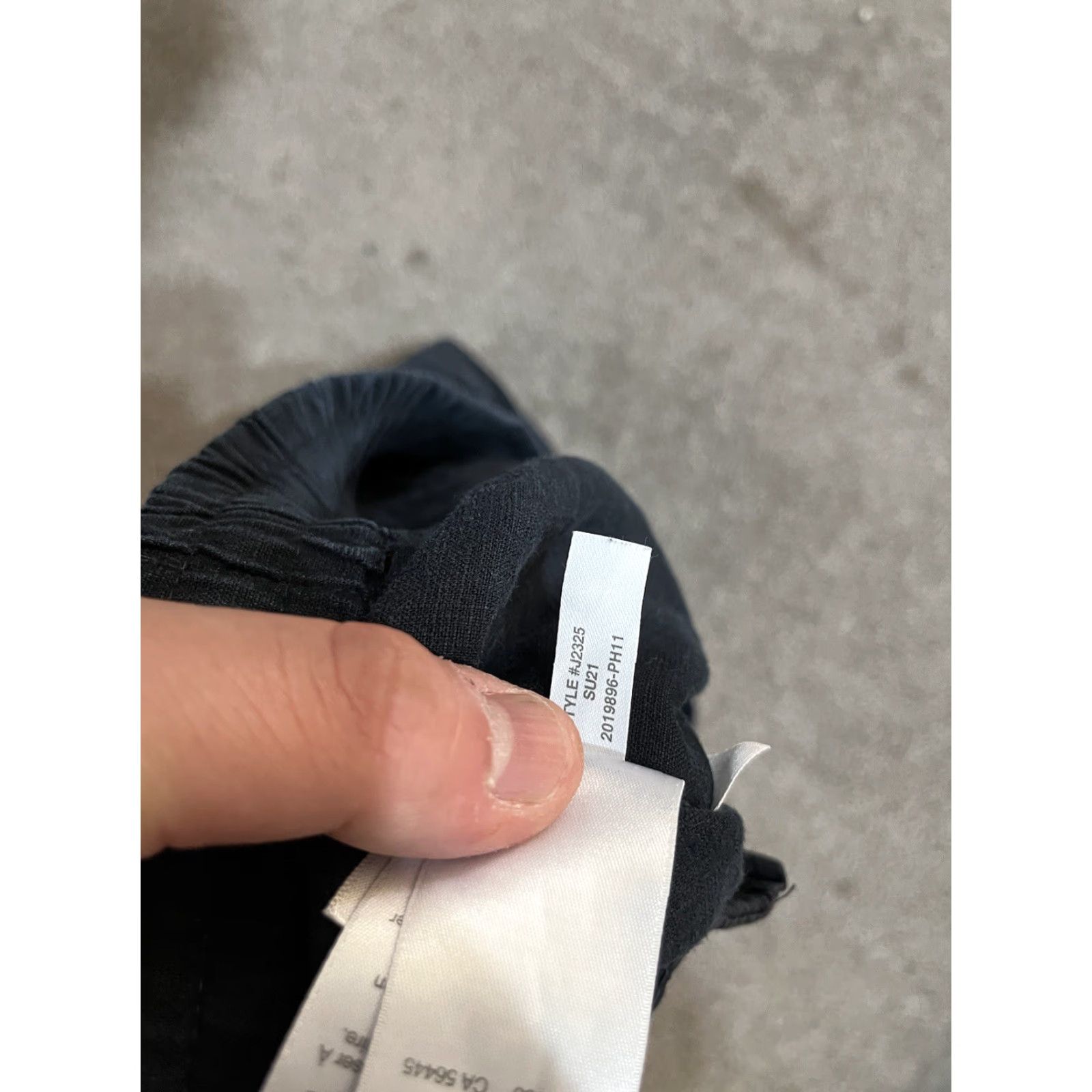 J.Crew J.CREW Shorts Womens Large Seaside Linen Drawstring Pull-On Chino 80s Casual Black Size 36" / US 14 / IT 50 - 4 Thumbnail