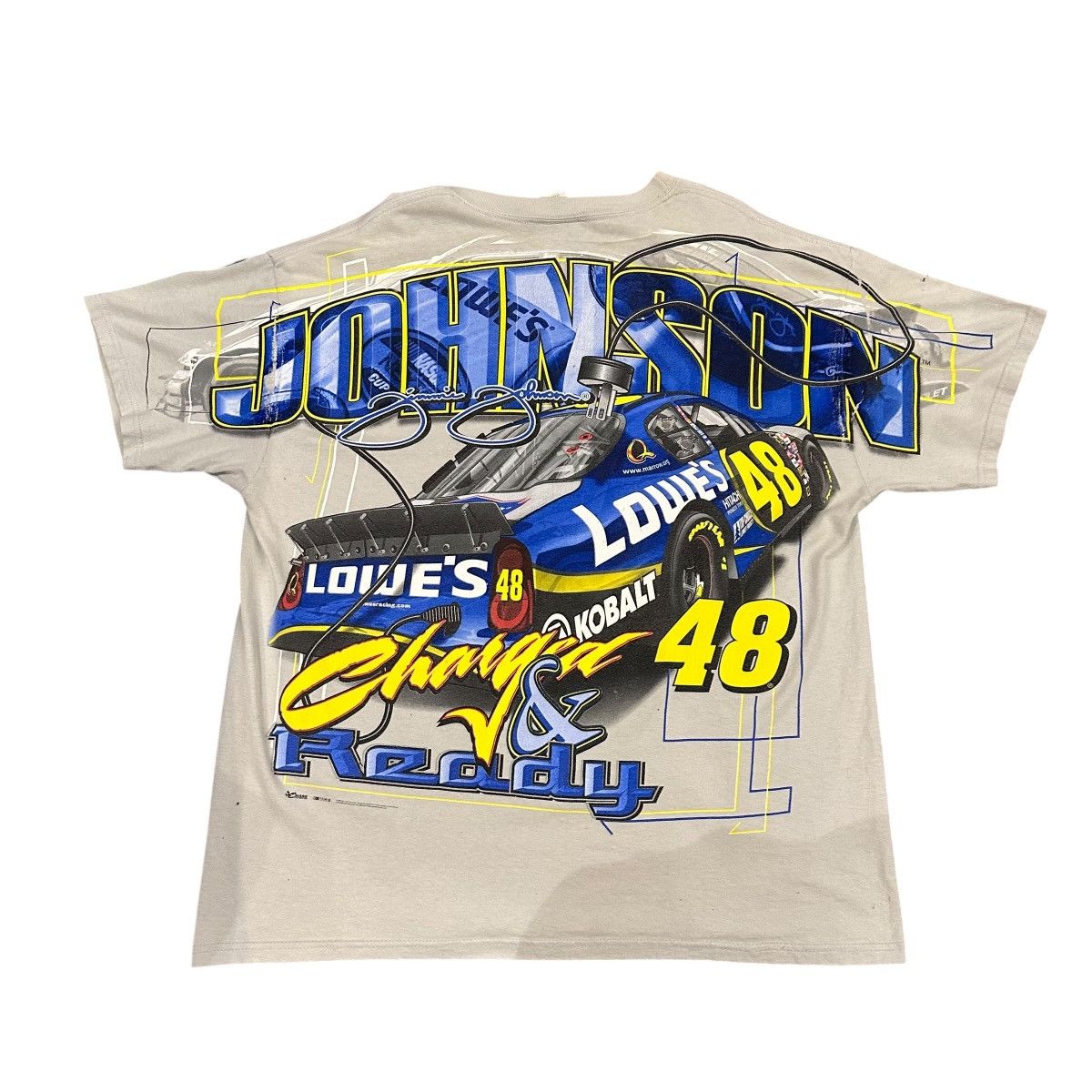 Chase Authentics Chase Authentic Jimmie Johnson 2006 Nascar graphic tshirt Size US XL / EU 56 / 4 - 11 Thumbnail