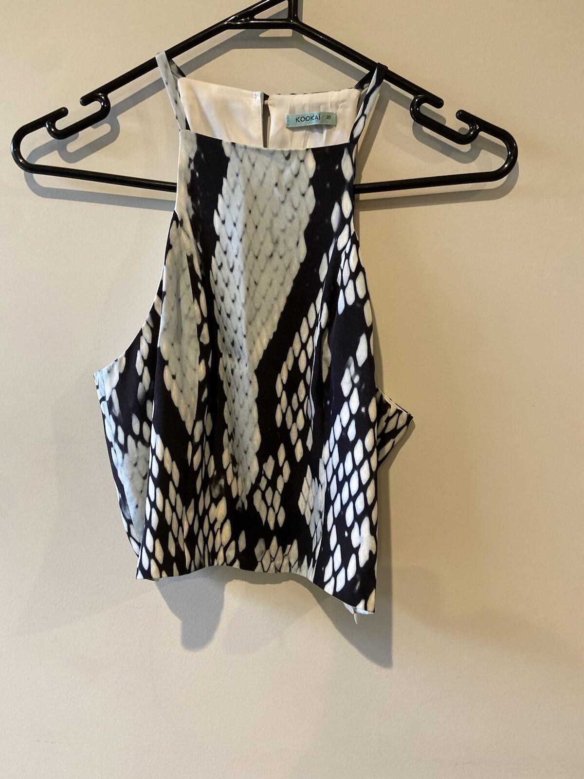 Kokaine Kookai Crop Top Stretch Singlet Size 1 / 36 - Aust 8 (003) Size S / US 4 / IT 40 - 5 Thumbnail