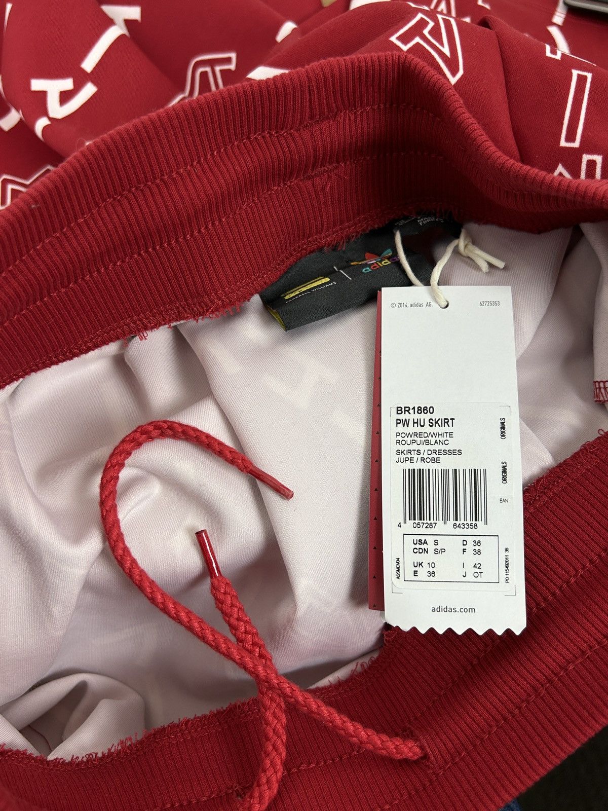 Adidas × Pharrell BNWT Adidas x Pharell Williams Hu Sport AOP Skirt Size 28" / US 6 / IT 42 - 8 Thumbnail