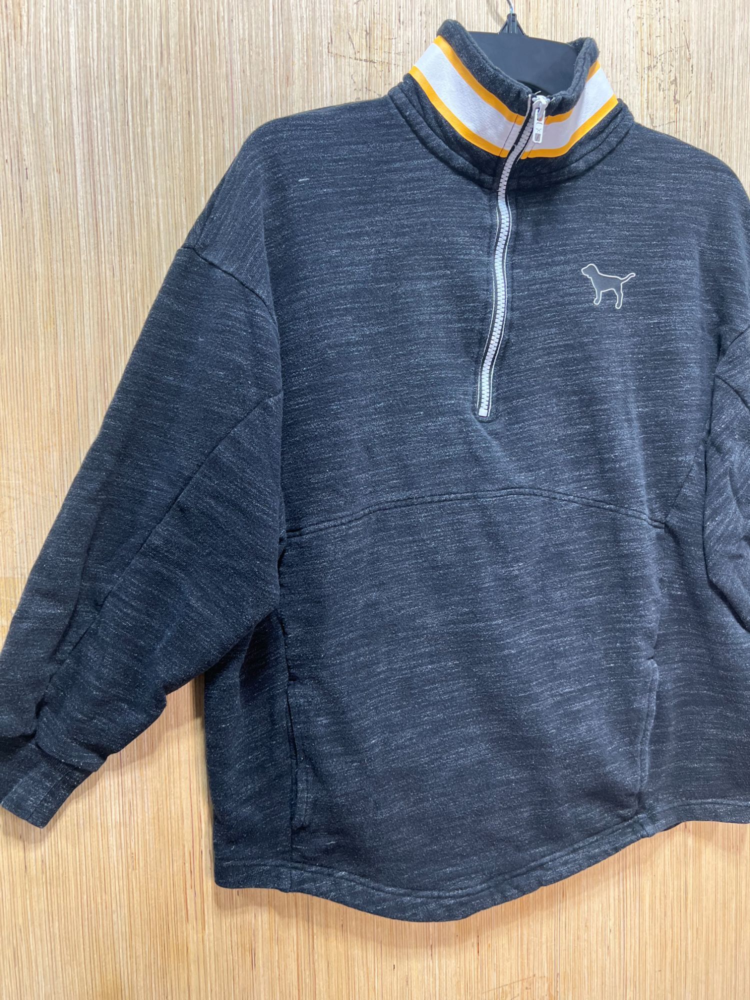 Victoria's Secret Pink - Victoria's Secret - Women's Charcoal Black Sherpa 1/4 Size XS / US 0-2 / IT 36-38 - 13 Thumbnail