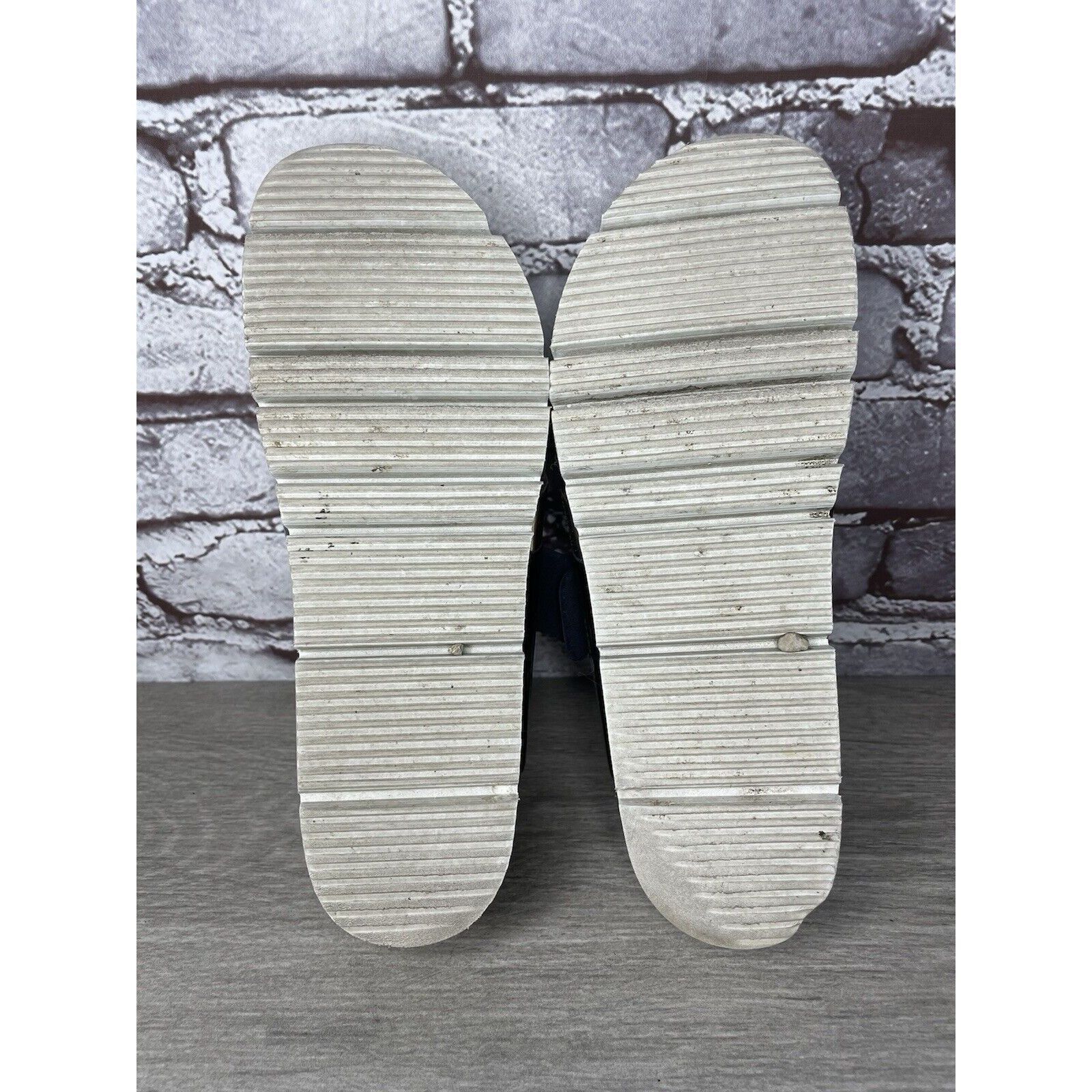Mephisto Mephisto Silver Leather Black Patent Toe Strap Cork Wedge Sa Size US 8 / IT 38 - 8 Thumbnail
