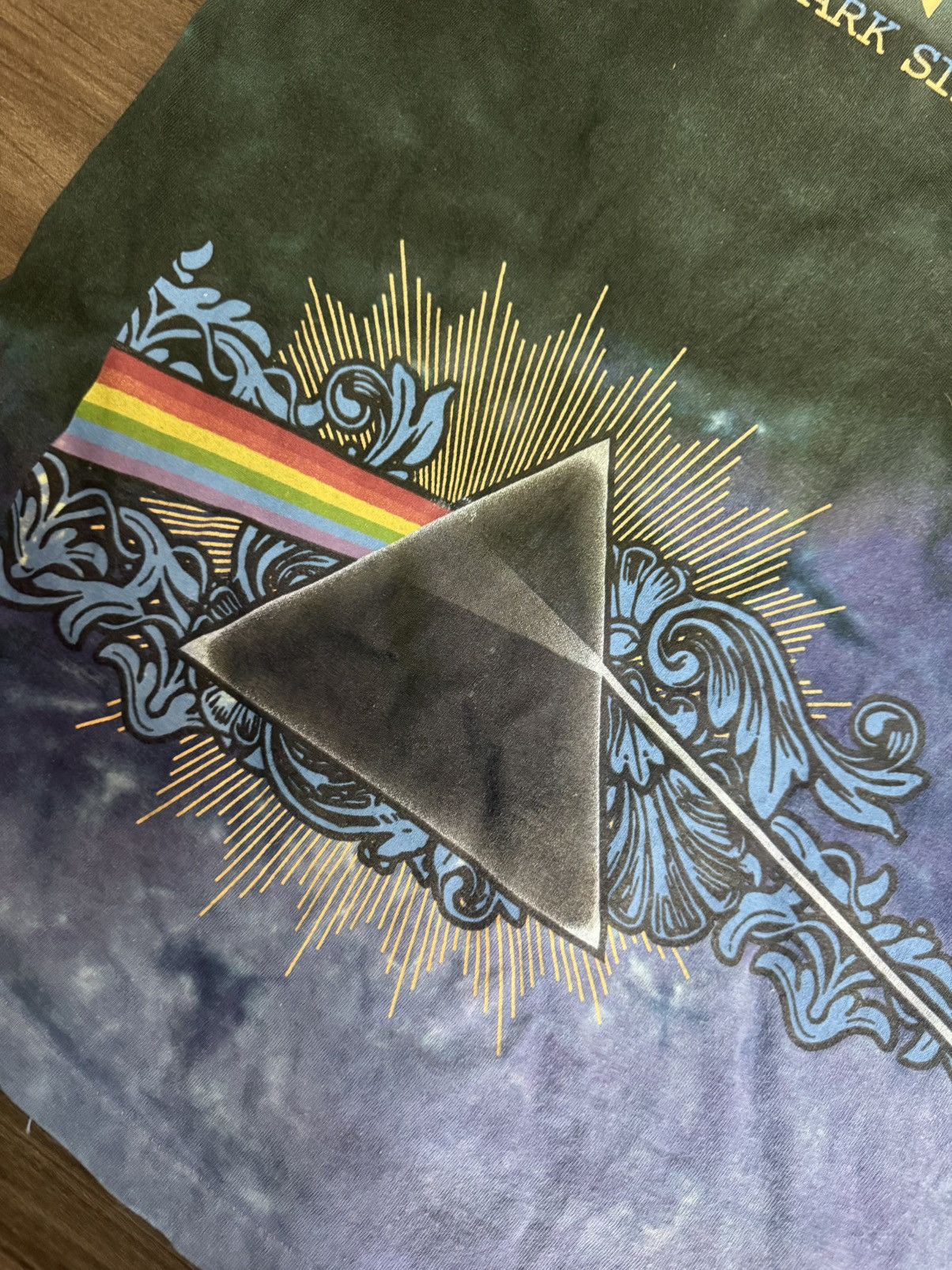 Liquid Blue × Vintage Vtg Pink Floyd Dark Side Of The Moon Tie Dye Single Stitch Size US M / EU 48-50 / 2 - 2 Thumbnail