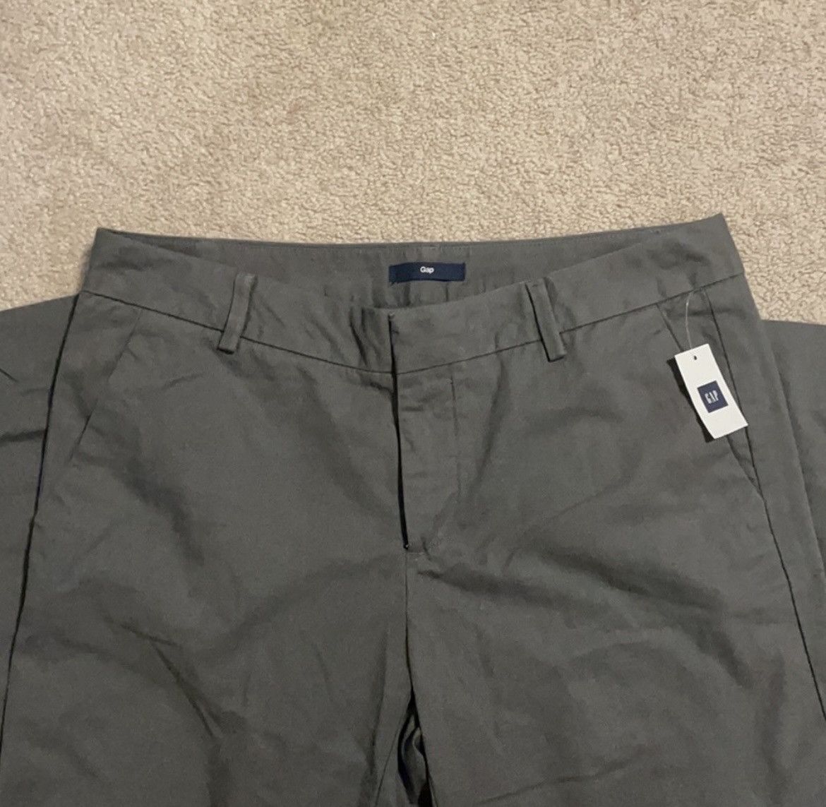 Gap GAP Grey Straight Leg Pants Size 27" / US 4 / IT 40 - 2 Thumbnail