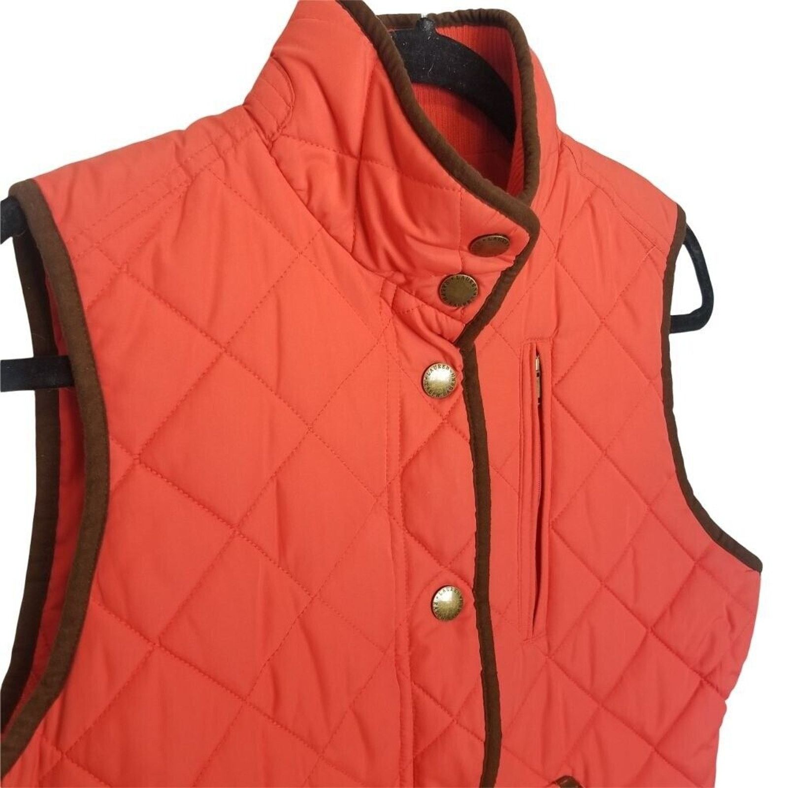 Lauren Ralph Lauren Lauren Ralph Lauren Womens Quilted Vest Sz M Preppy Academia Size M / US 6-8 / IT 42-44 - 4 Thumbnail