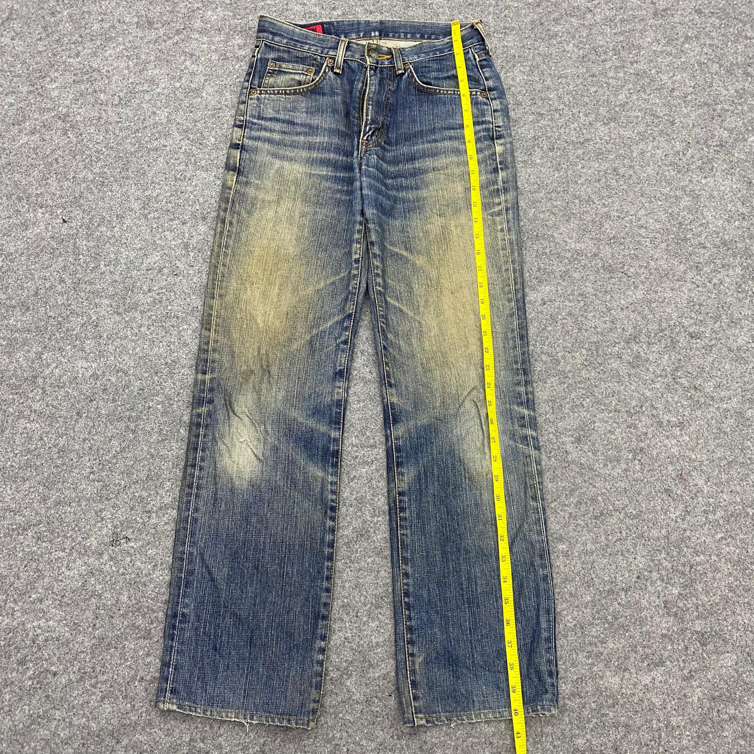 If Six Was Nine 💥Best Offer💥Vintage Edwin 503 Regular Distressed Denim Size US 29 - 2 Thumbnail