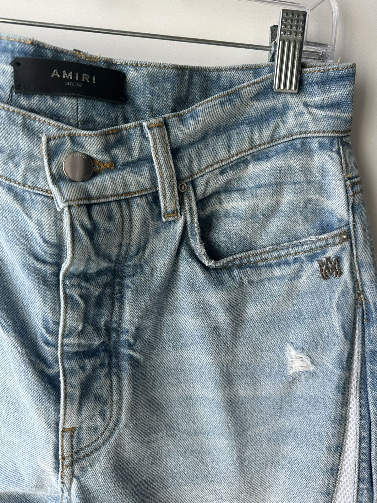 Amiri AMIRI MX3 MOTOCYLE FLARE JEAN Size US 30 / EU 46 - 5 Thumbnail