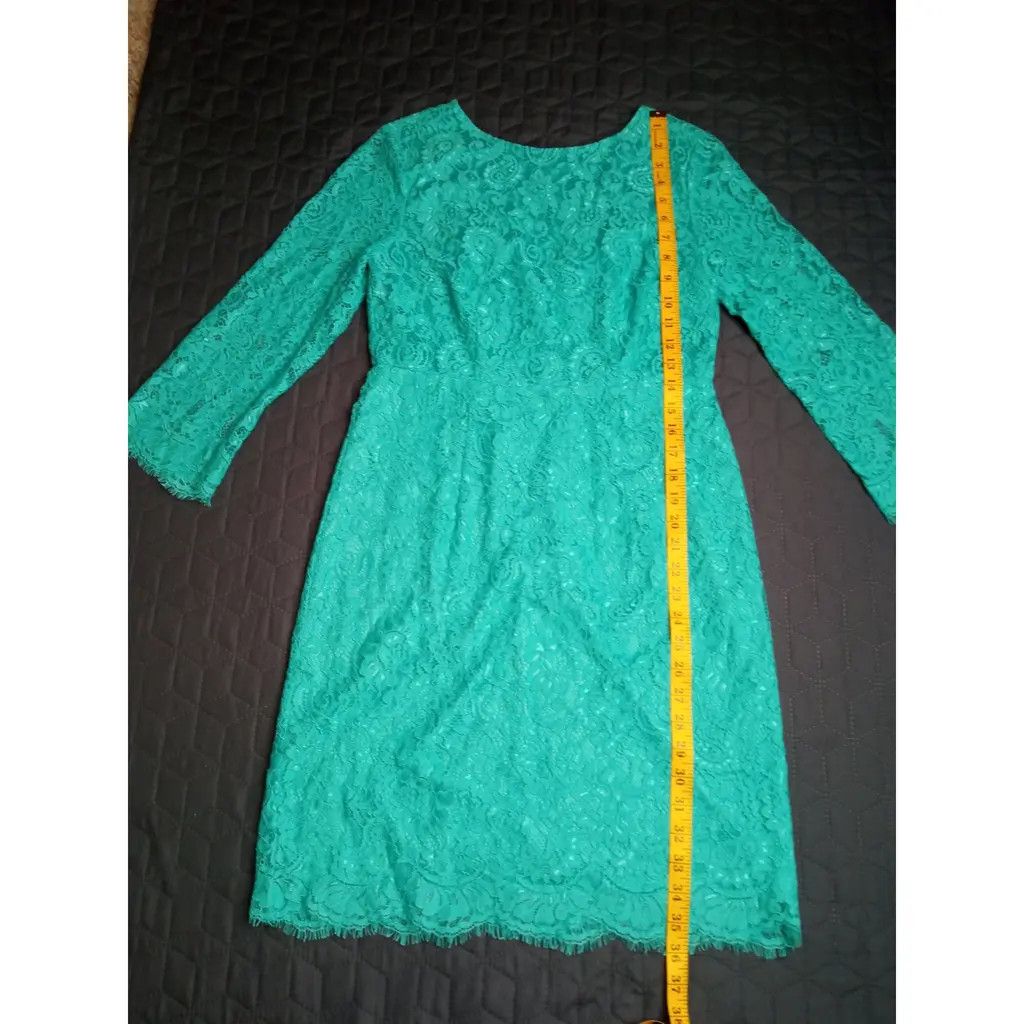Other Beautiful Turquoise Lace dress Size S / US 4 / IT 40 - 9 Thumbnail