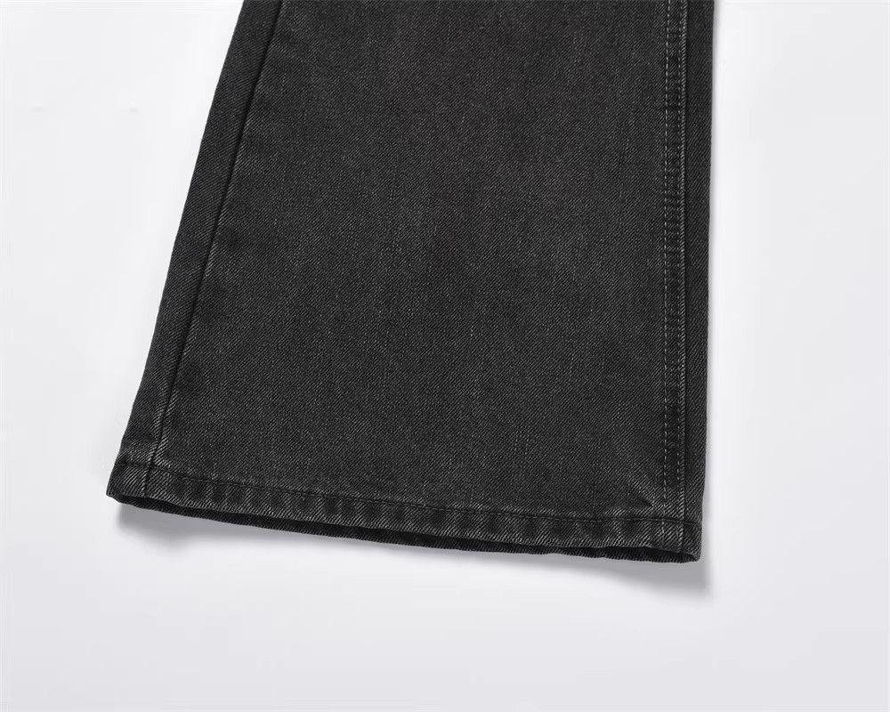 Japanese Brand × Jean Washed vintage casual men's loose wide-leg flared jeans Size US 32 / EU 48 - 6 Thumbnail