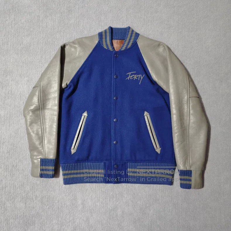 Wtaps Wtaps Used double-headed dog leather baseball jacket Size US M / EU 48-50 / 2 - 2 Thumbnail