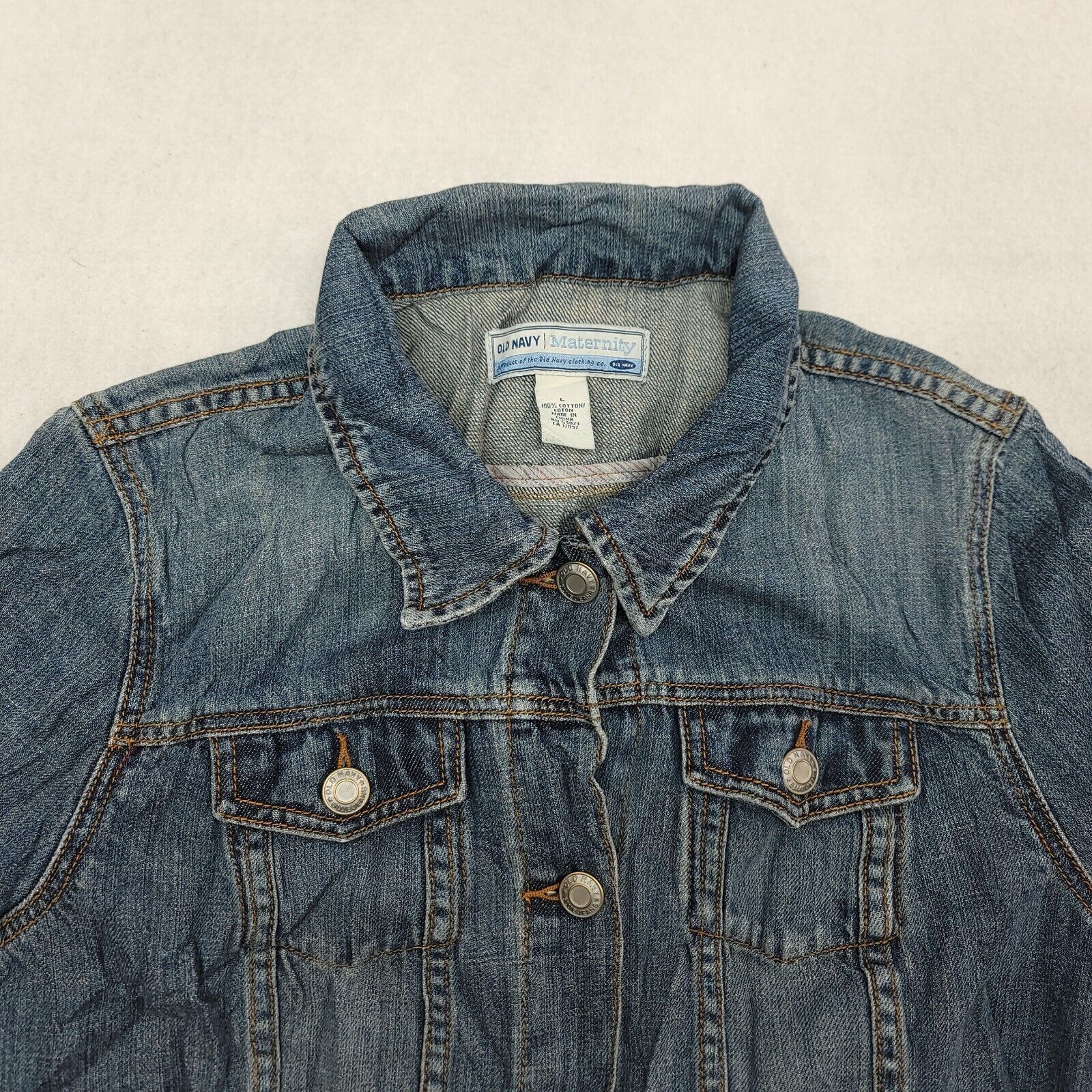 Old Navy Old Navy Casual Button Denim Jean Jacket Womens Size M Blue Size M / US 6-8 / IT 42-44 - 1 Thumbnail