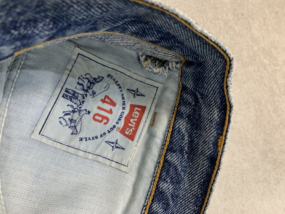 Levi's Vintage Clothing 90s Rare Levi 416 Orange tag Wide leg Faded denim jeans Size US 32 / EU 48 - 7 Thumbnail