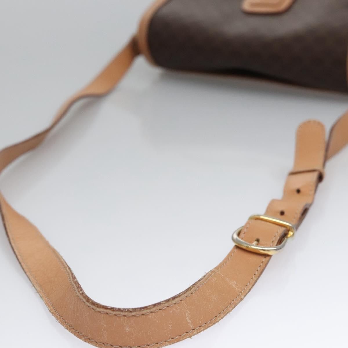 Celine CELINE Macadam Canvas Shoulder Bag Pvc Leather Brown Gold Size ONE SIZE - 7 Thumbnail