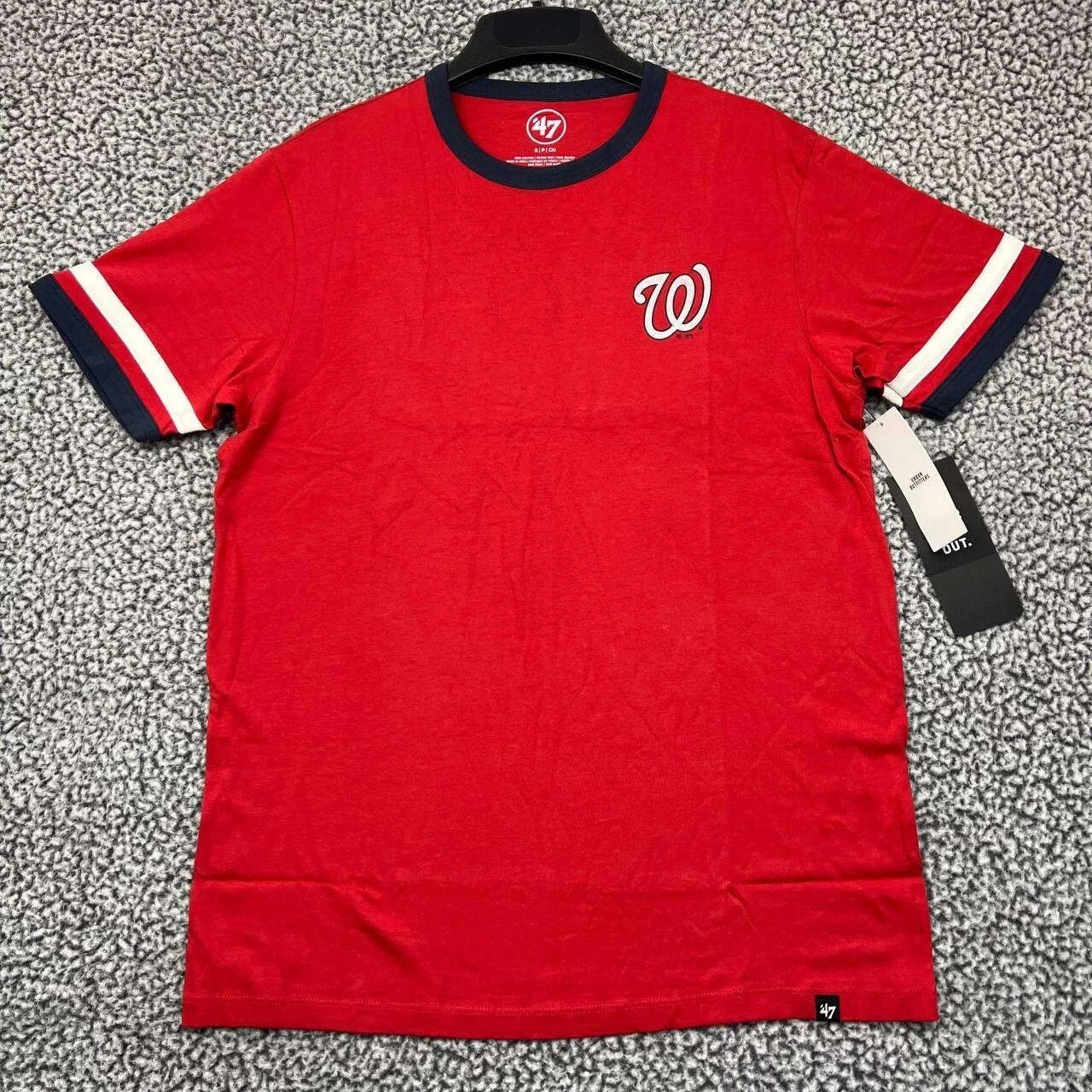 47 Washington Nationals Shirt Men Short Sleeve Cotton S Size US S / EU 44-46 / 1 - 1 Thumbnail