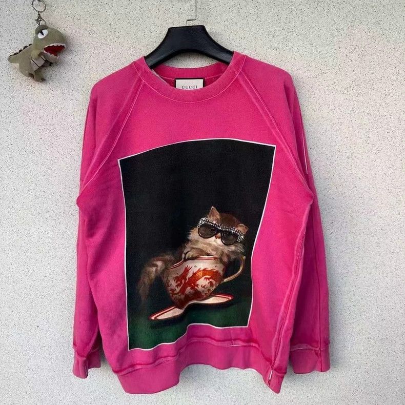 Gucci Gucci Teacup cat sweatshirt 2501-Nextarrow Size US L / EU 52-54 / 3 - 1 Thumbnail