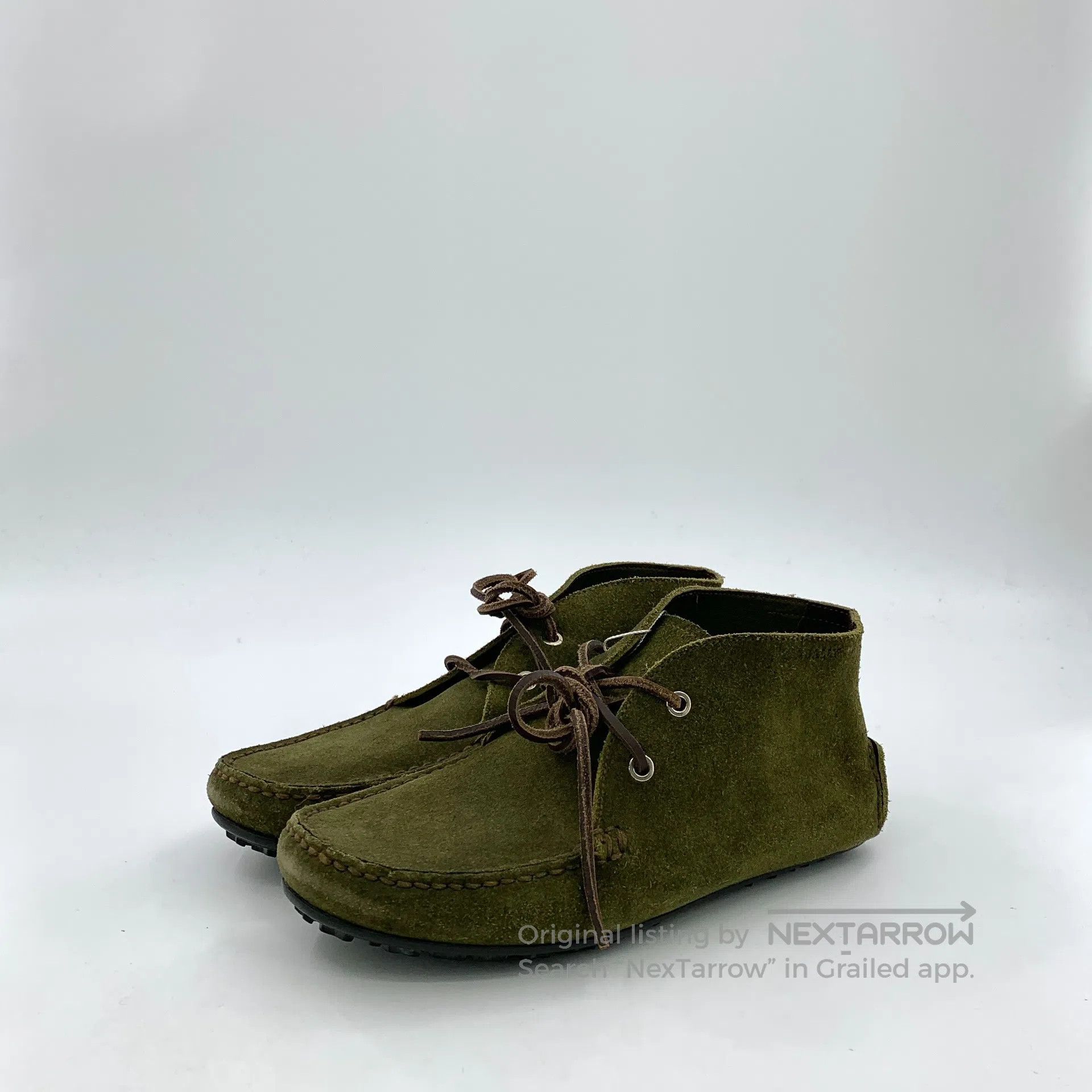 Burberry Burberry Dark green drawstring casual flat single shoes| Size US 6 / EU 39 - 1 Thumbnail