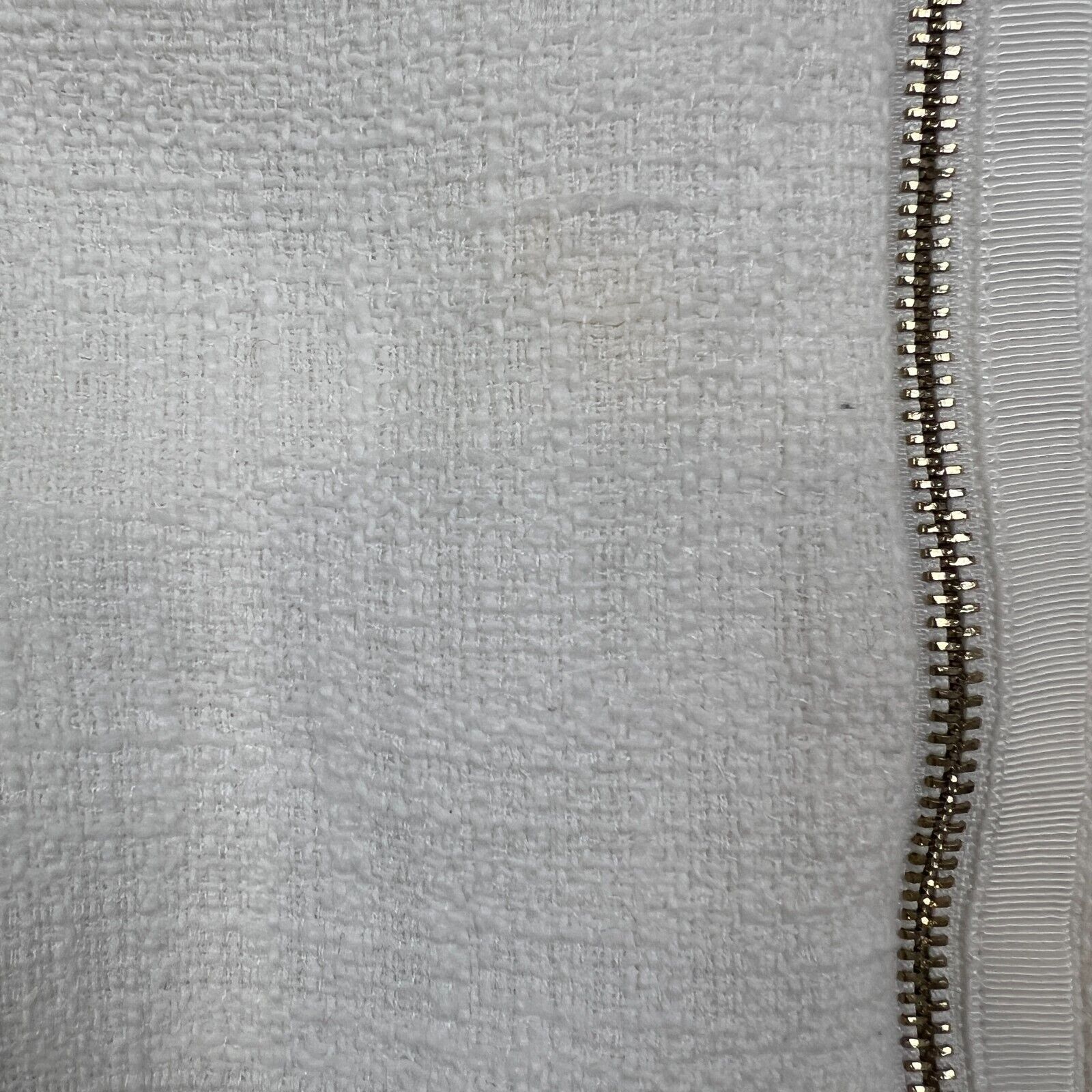 Karl Lagerfeld Karl Lagerfeld Paris Jacket sz 14 Fringed Tweed Zip Coat Size XL / US 12-14 / IT 48-50 - 4 Thumbnail
