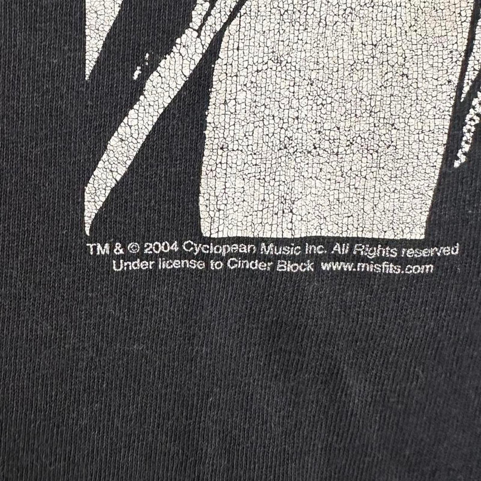 Band Tees × Misfits Vintage 2005 Misfits Band Shirt Size US L / EU 52-54 / 3 - 4 Thumbnail