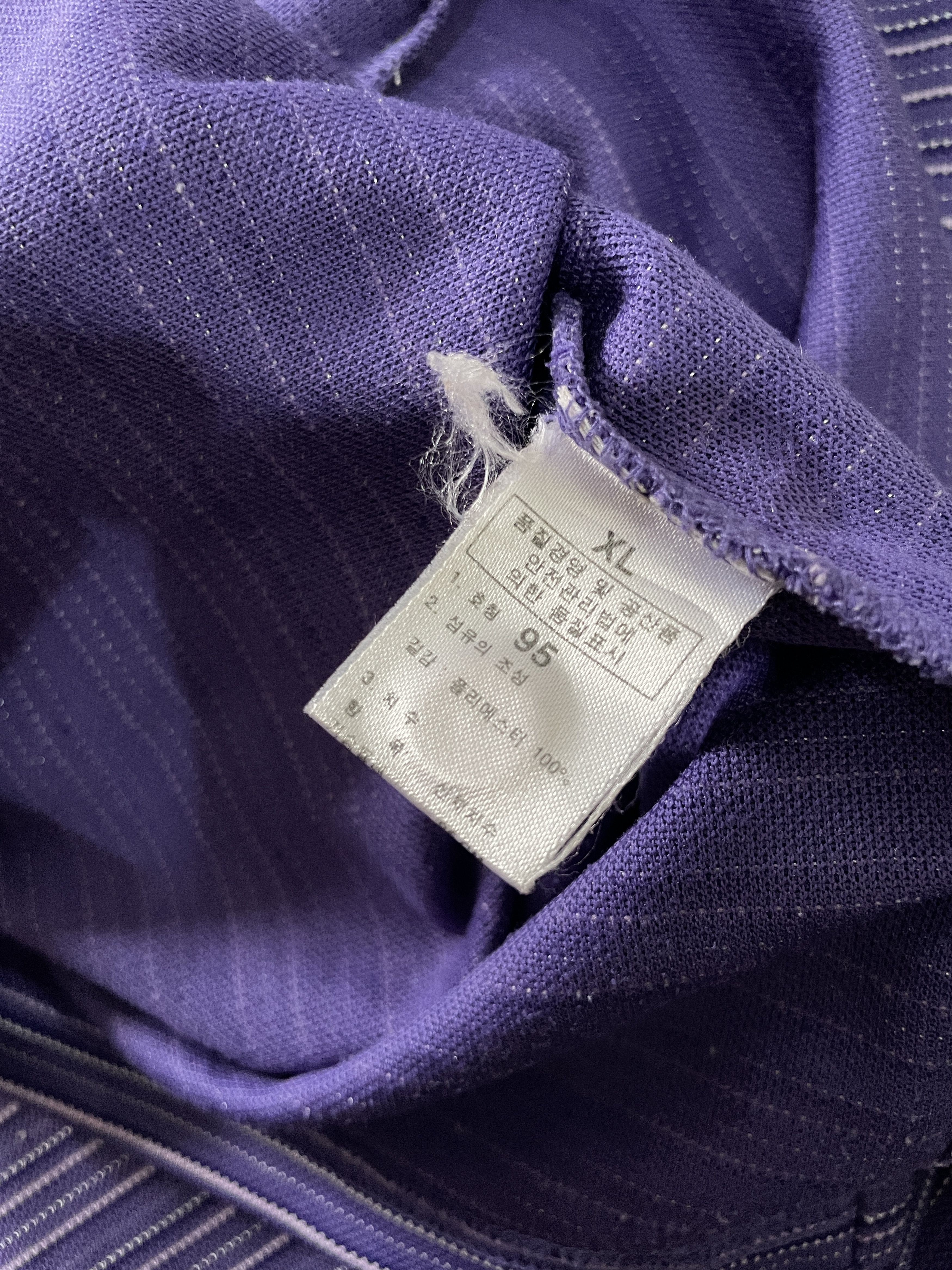 The North Face Vintage The North Face Long Sleeve Polo Purple Striped Shirt Size M / US 6-8 / IT 42-44 - 10 Thumbnail