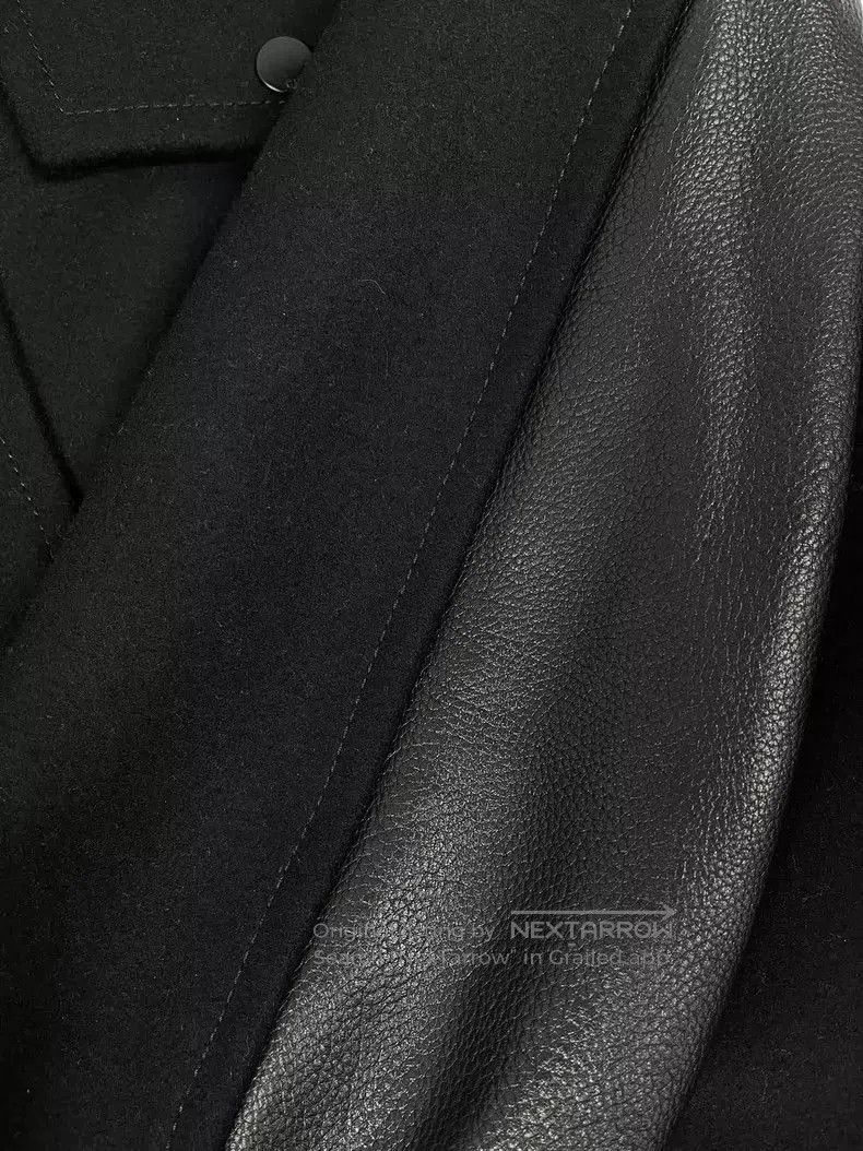 Gucci Gucci Black Wool Leather Trim Jacket. Size US XL / EU 56 / 4 - 3 Thumbnail