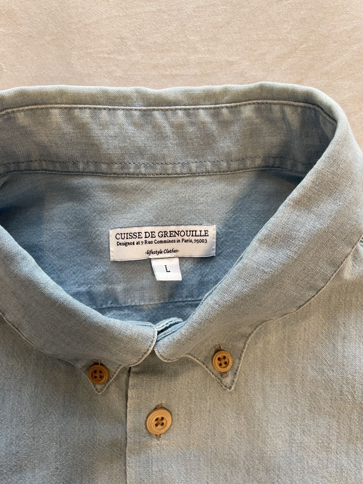 Cuisse de Grenouille Cuisse de grenouille cotton shirt L Size US L / EU 52-54 / 3 - 5 Thumbnail