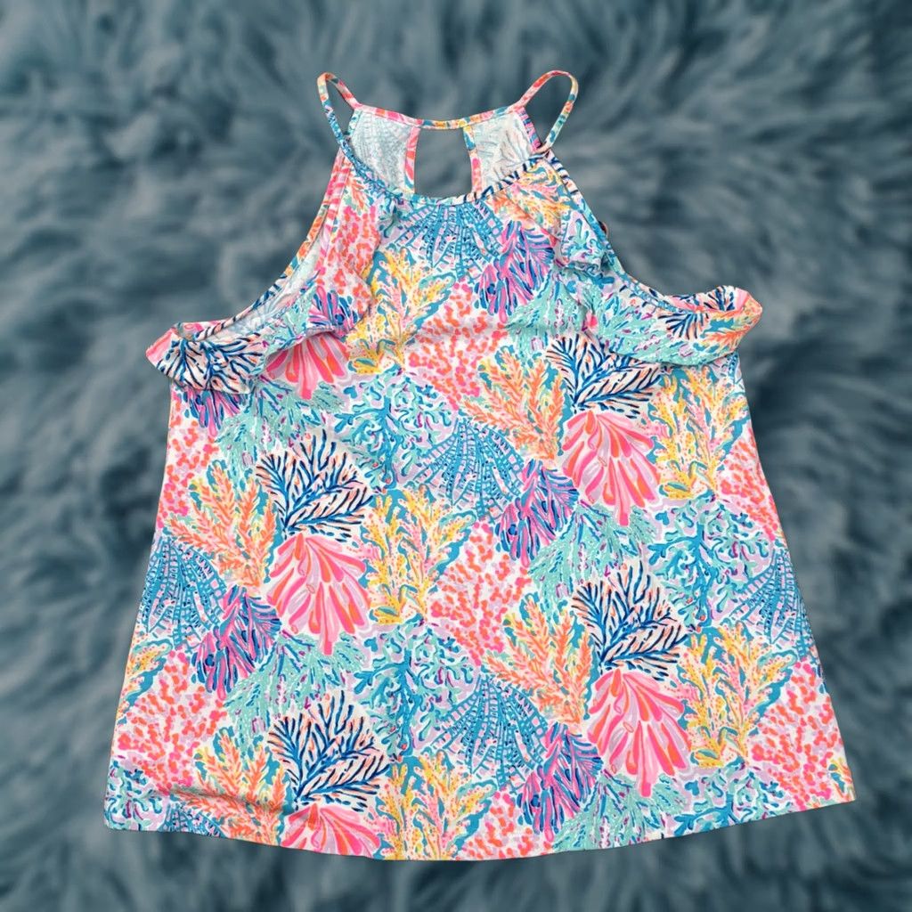 Lilly Pulitzer Lilly Pulitzer Coral Reef Top - Womens Tank Size S / US 4 / IT 40 - 1 Thumbnail