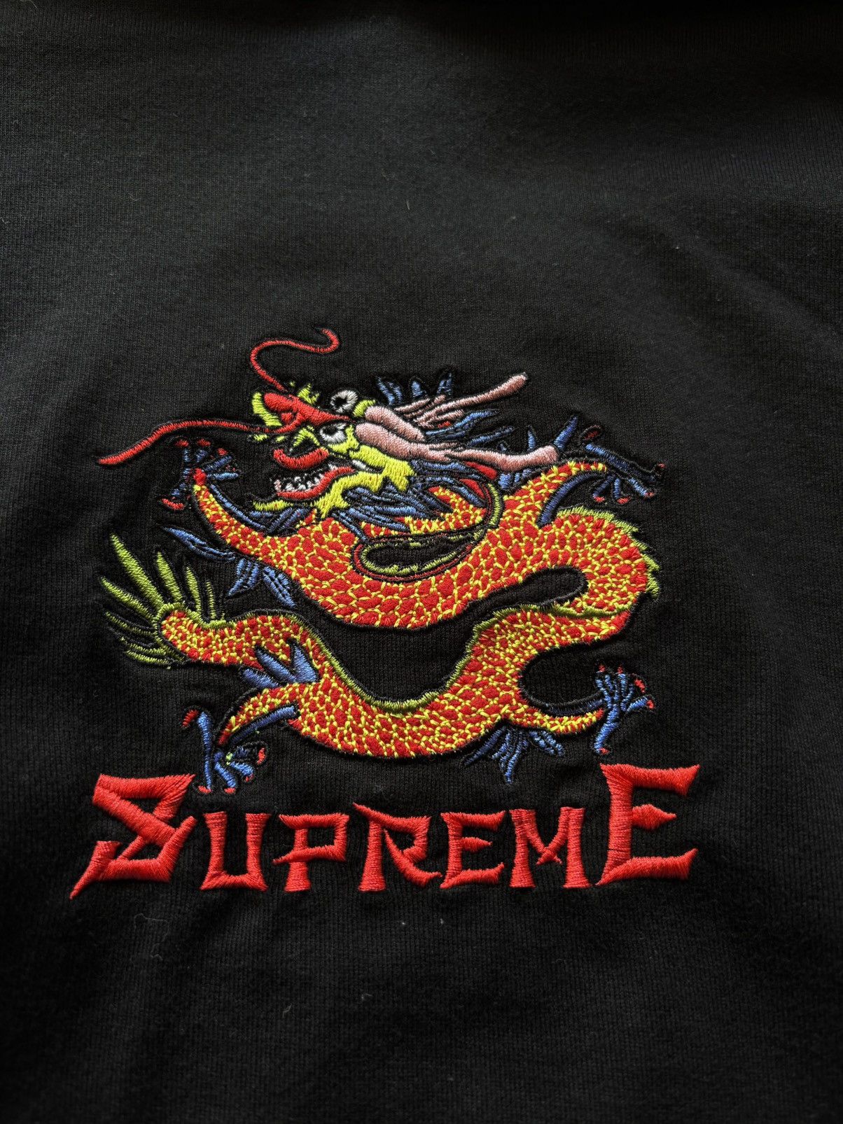 Supreme Supreme Dragon hooded long sleeve shirt size M Size US M / EU 48-50 / 2 - 4 Thumbnail