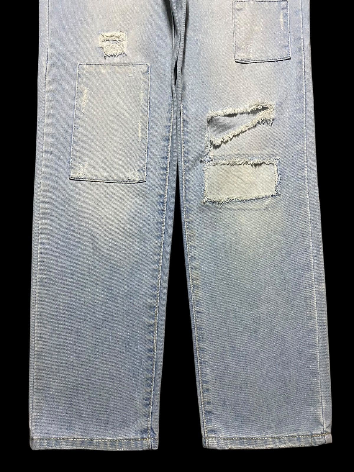Japanese Brand Rare Vintage Japanese Brand Retro Girl Patched Jeans Size 30" / US 8 / IT 44 - 5 Thumbnail