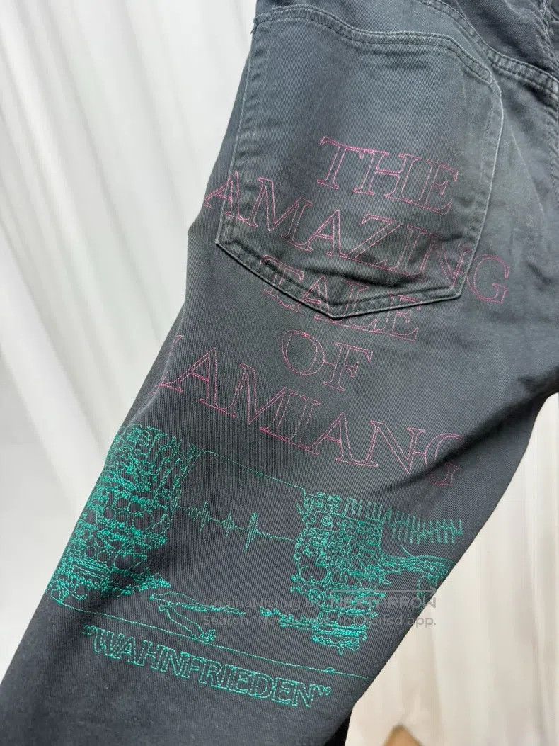 Undercover Undercover size M Embroidered Printed Trousers Size US 27 - 8 Thumbnail