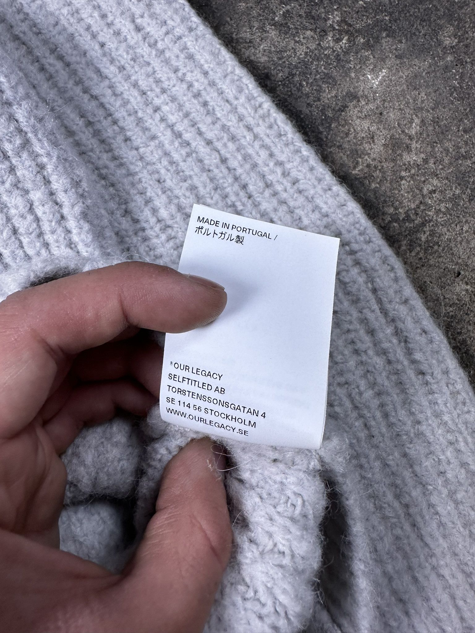 Our Legacy Our Legacy Wool Knit Heavy Chunk Raglan Sweater Size US L / EU 52-54 / 3 - 10 Thumbnail