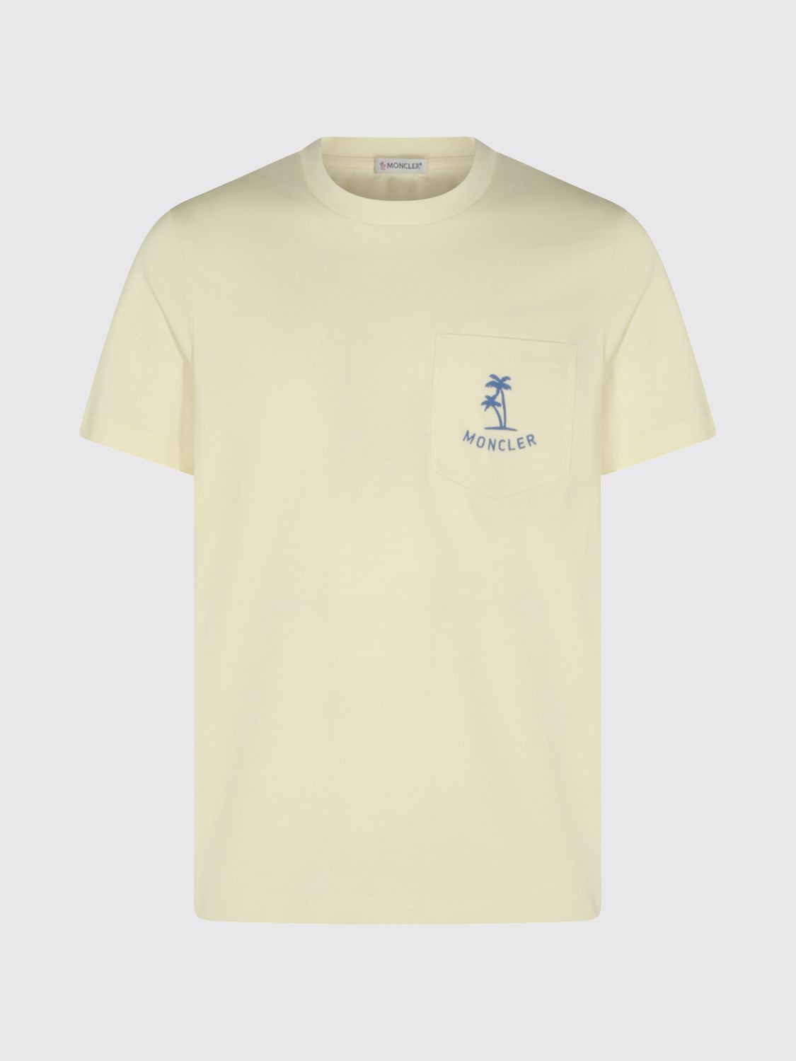 Moncler Moncler T-Shirt Men Beige Size US XL / EU 56 / 4 - 1 Preview