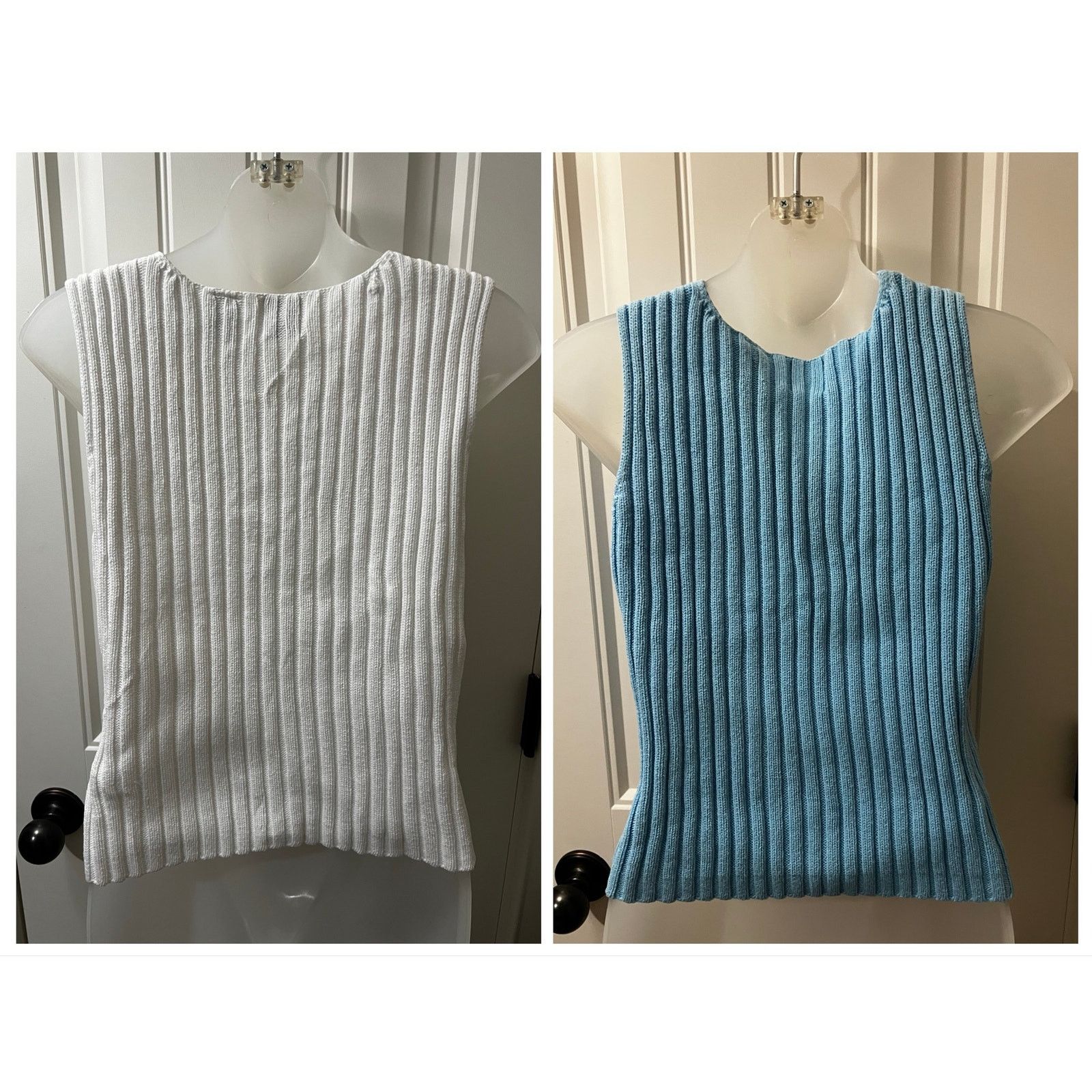 Gap Soft Ribbed Knit Sleeveless Pullover Sweater Tank Top Medium Size M / US 6-8 / IT 42-44 - 7 Thumbnail